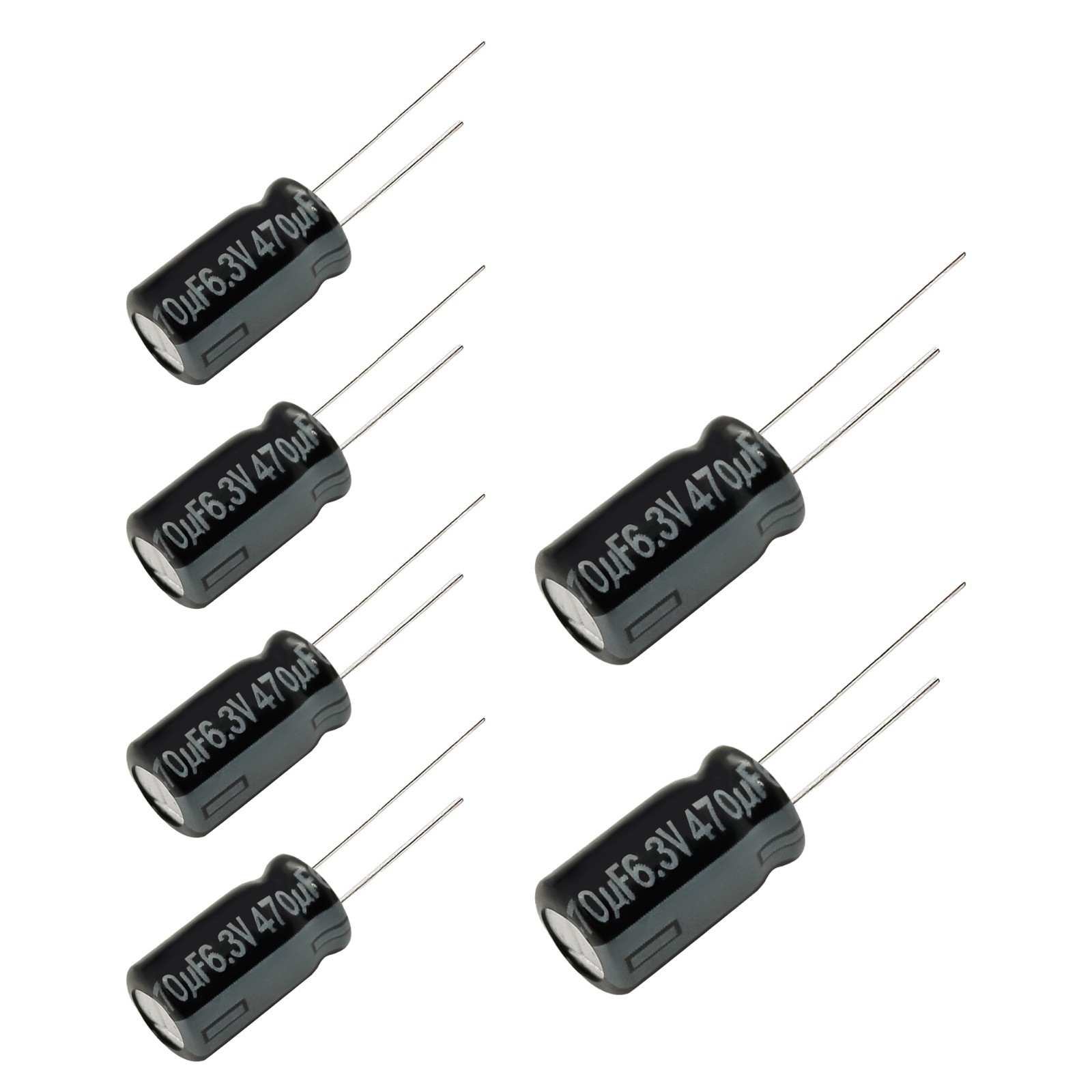 6 pcs Panasonic FR 6.3v 470uf Electrolytic Capacitor Low ESR