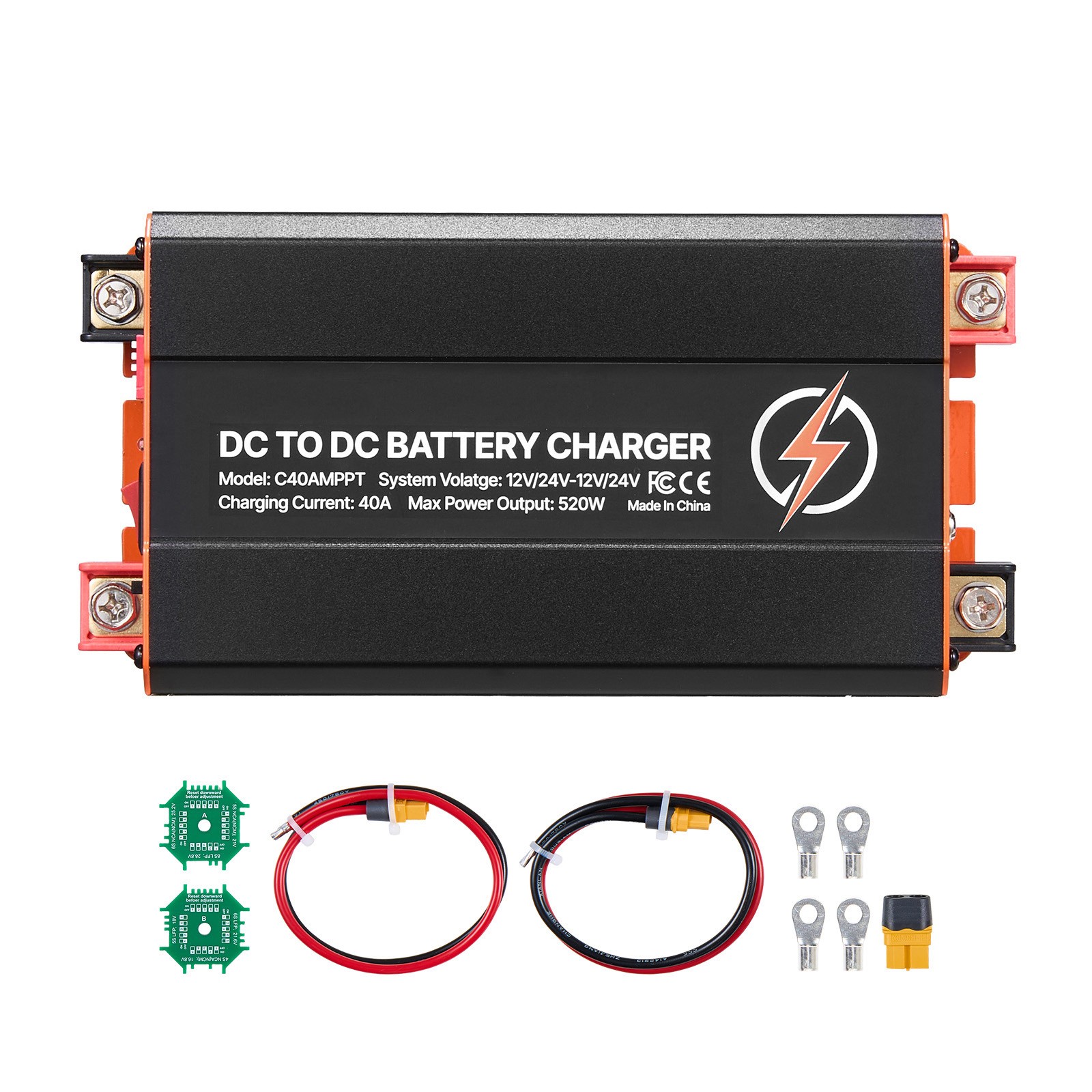 Uimoso DC to DC Charger MPPT 350/520/650W 30/40/50A On-Board Battery Charger