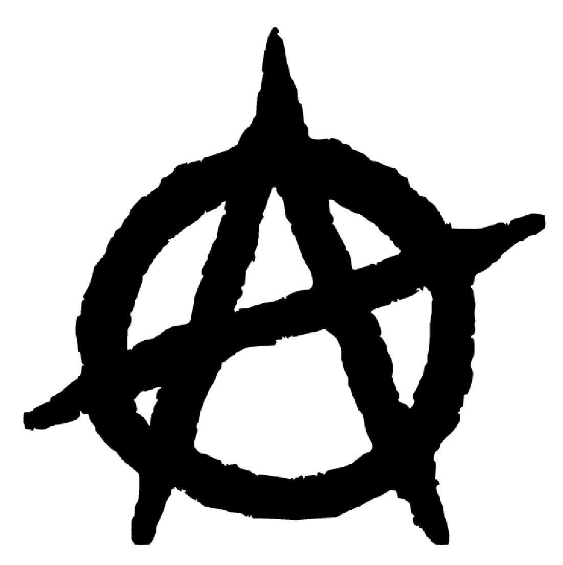 3 ANARCHY SYMBOL Vinyl Decal Sticker Car Window Wall Anarchist Chaos A Logo