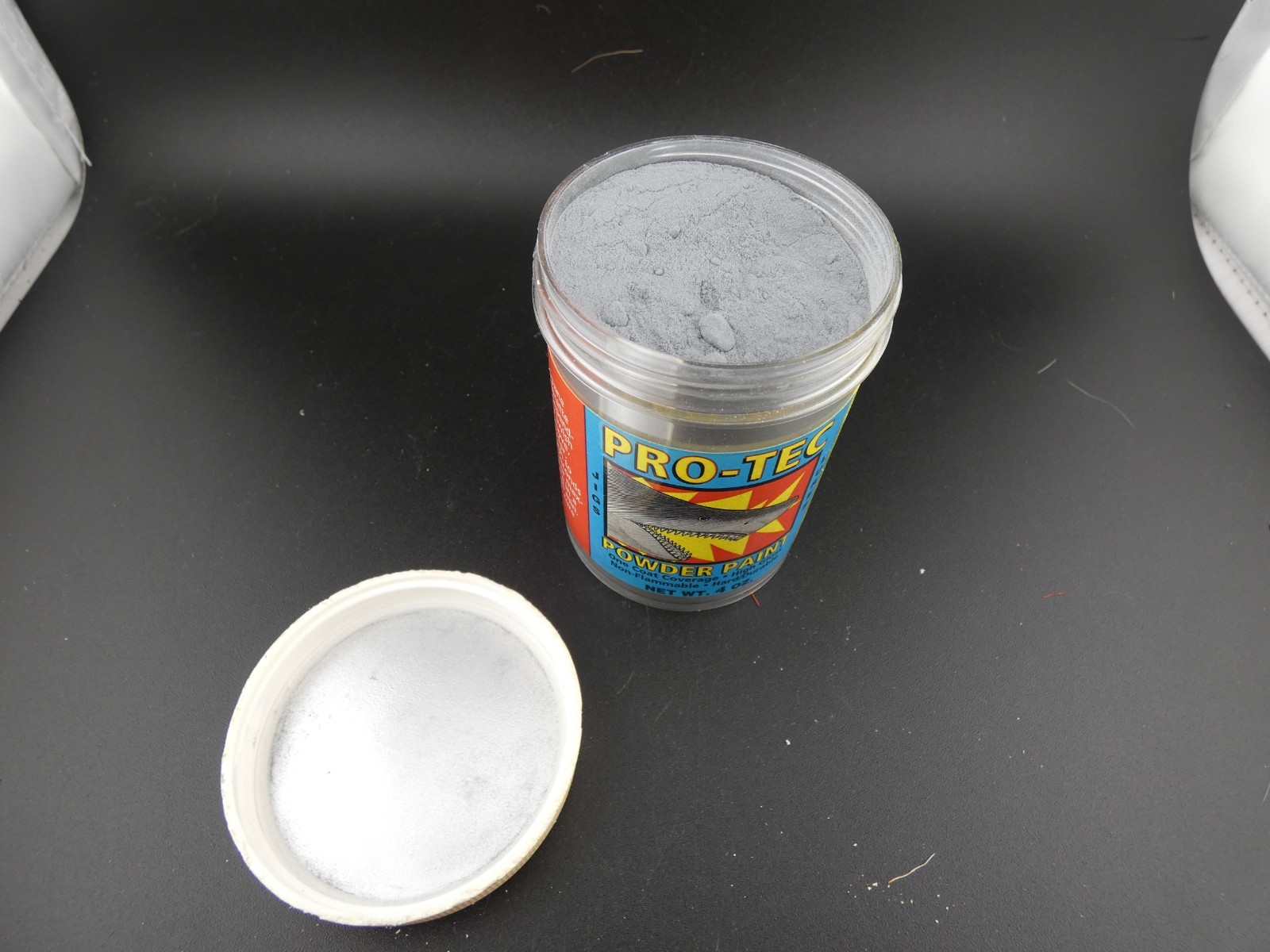 PRO-TEC POWDER PAINT 4 OZ JAR SILVER