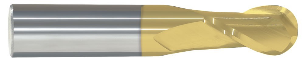 3/64 2FL SE REG BN TiN Carbide End Mill, MTC-63095