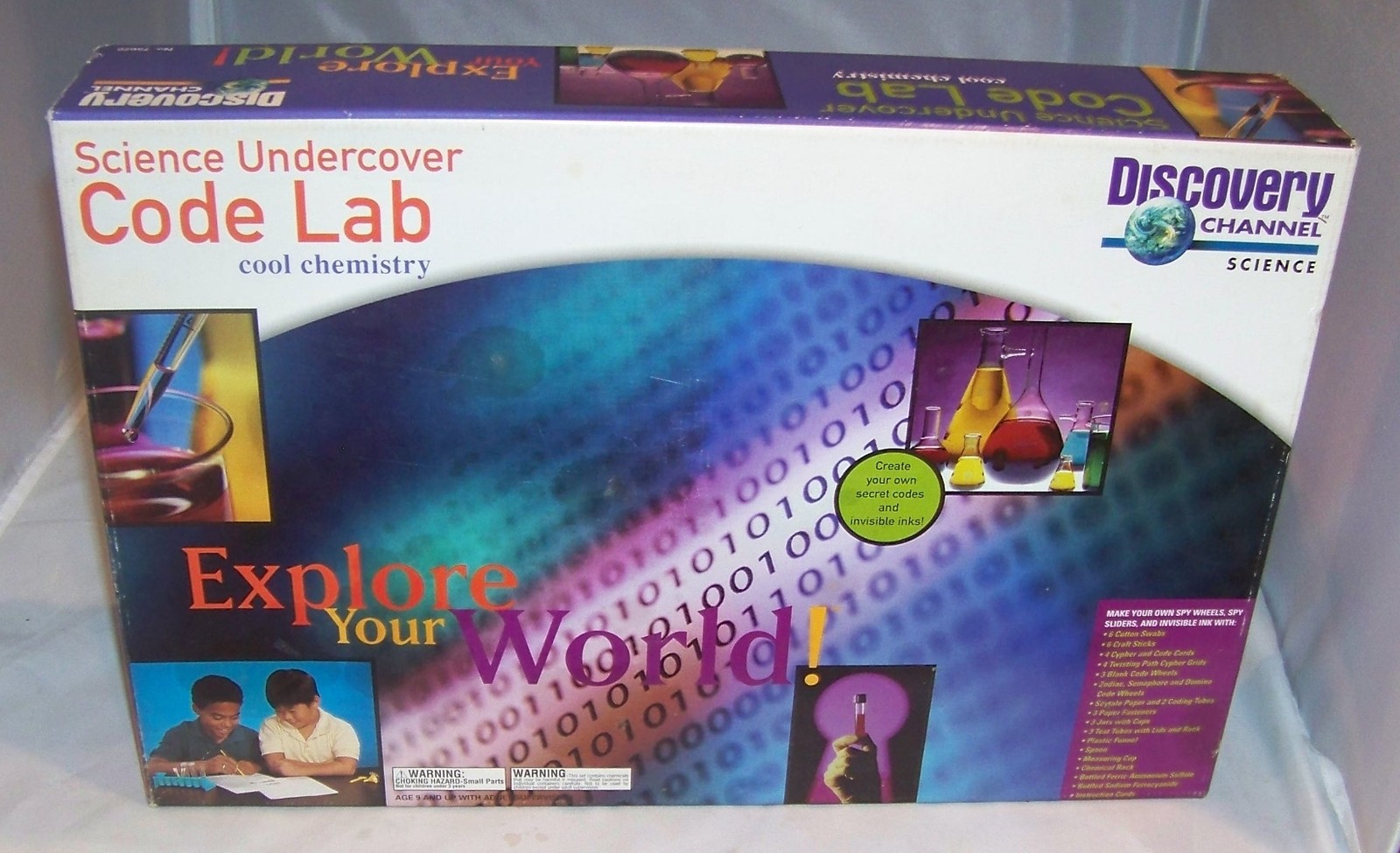 SKILLCRAFT DISCOVERY CHANNEL SCIENCE UNDERCOVER CODE LAB COOL CHEMISTRY SET NIB