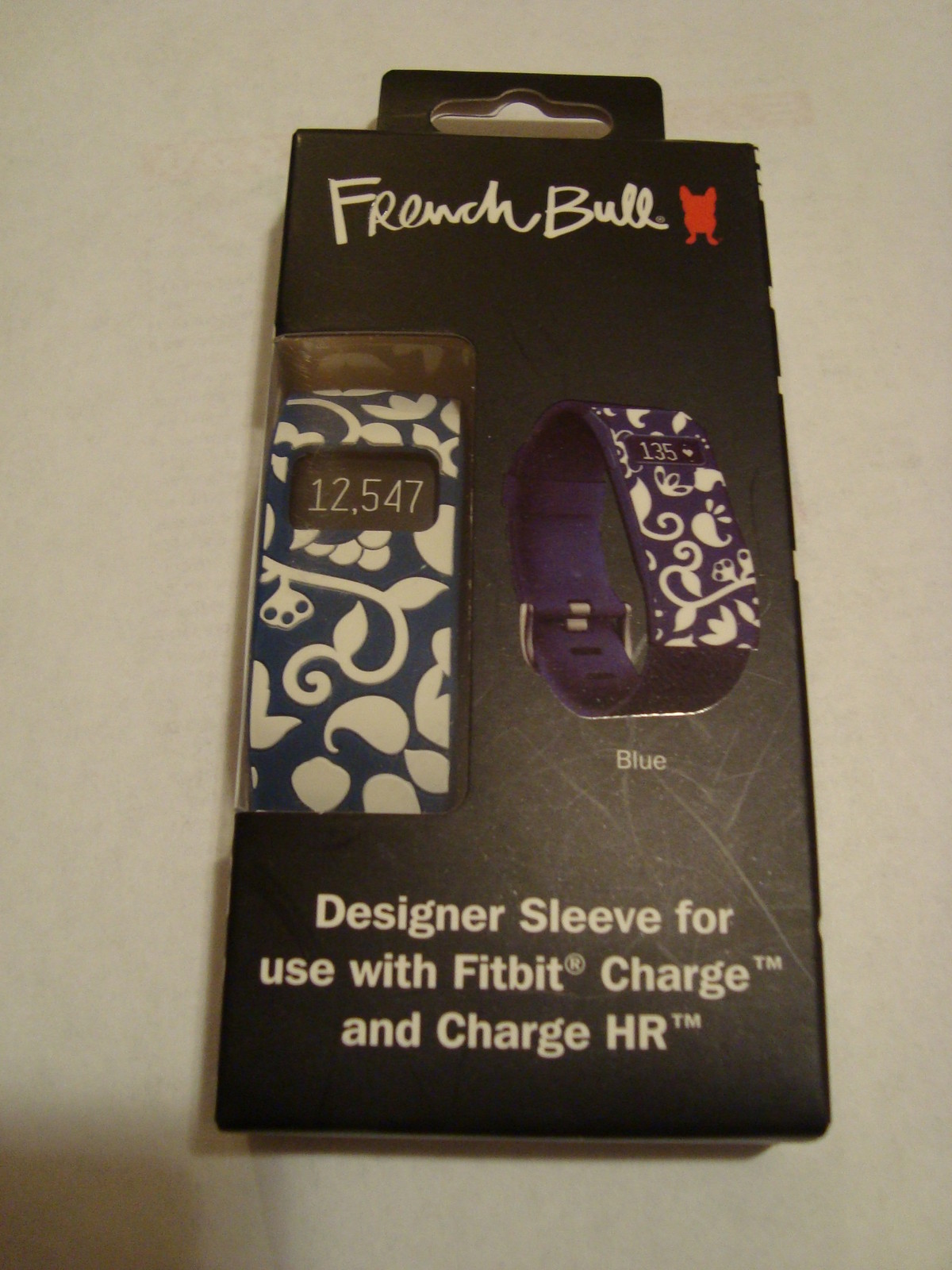French Bull Fitbit Charge & Charge HR Sleeve Blue Wristband Sleeve