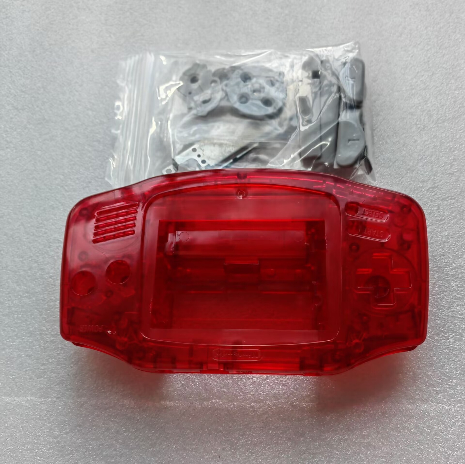 Crystal Clear IPS Modified Prestige Shell for Game Boy Advance - RetroSix Boy