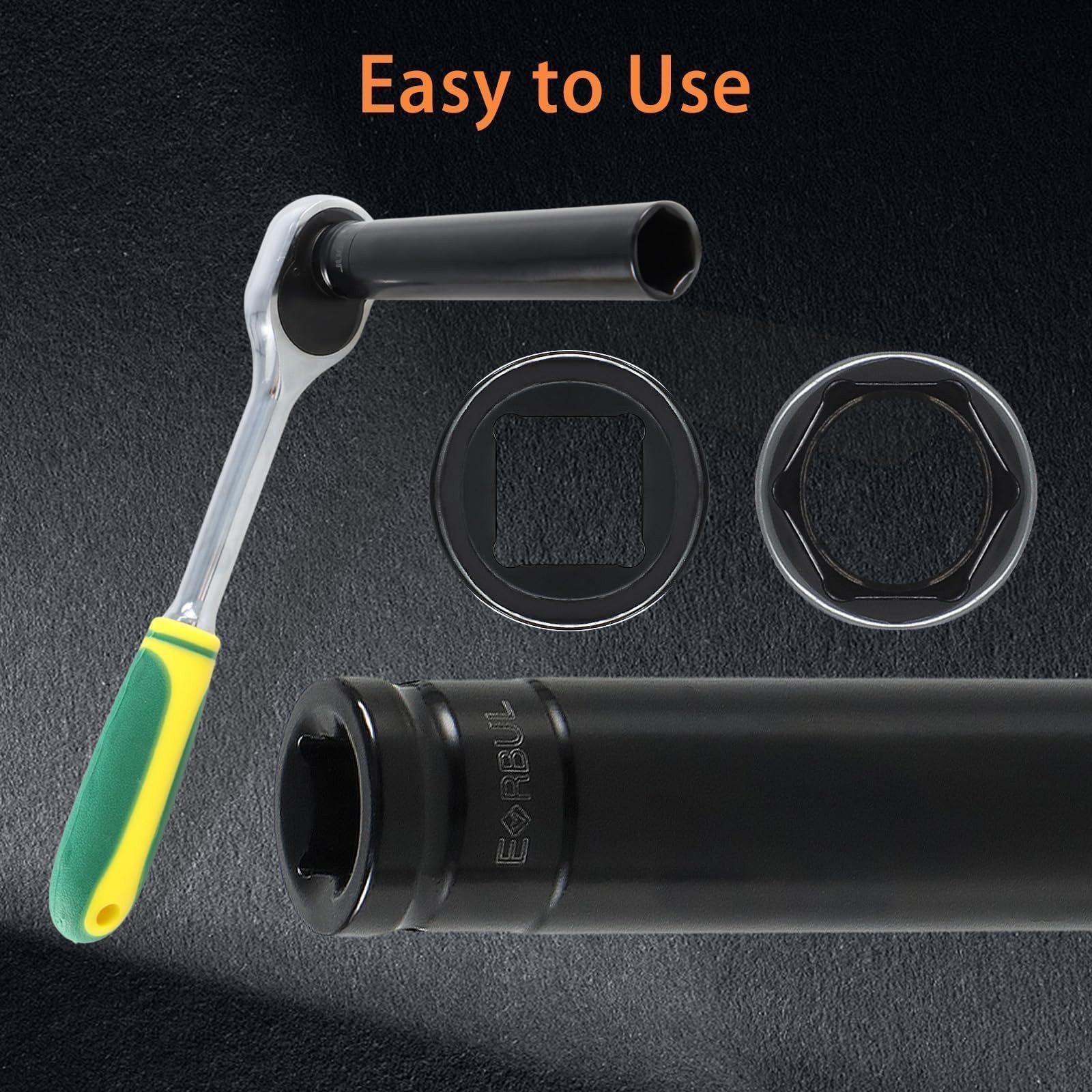 EVRBUL 3/4" Socket Truck Cage Bolt Socket Tool Removal Puller Cagebolt Releas...