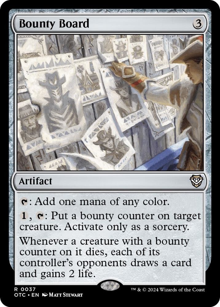 1x Bounty Board - Commander: Outlaws of Thunder Junction - NM - MTG