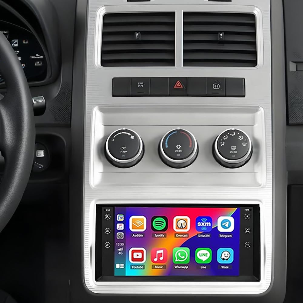 Upgraded Android 13 Car Stereo for Dodge Journey 2009 2010 Wireless CarPlay