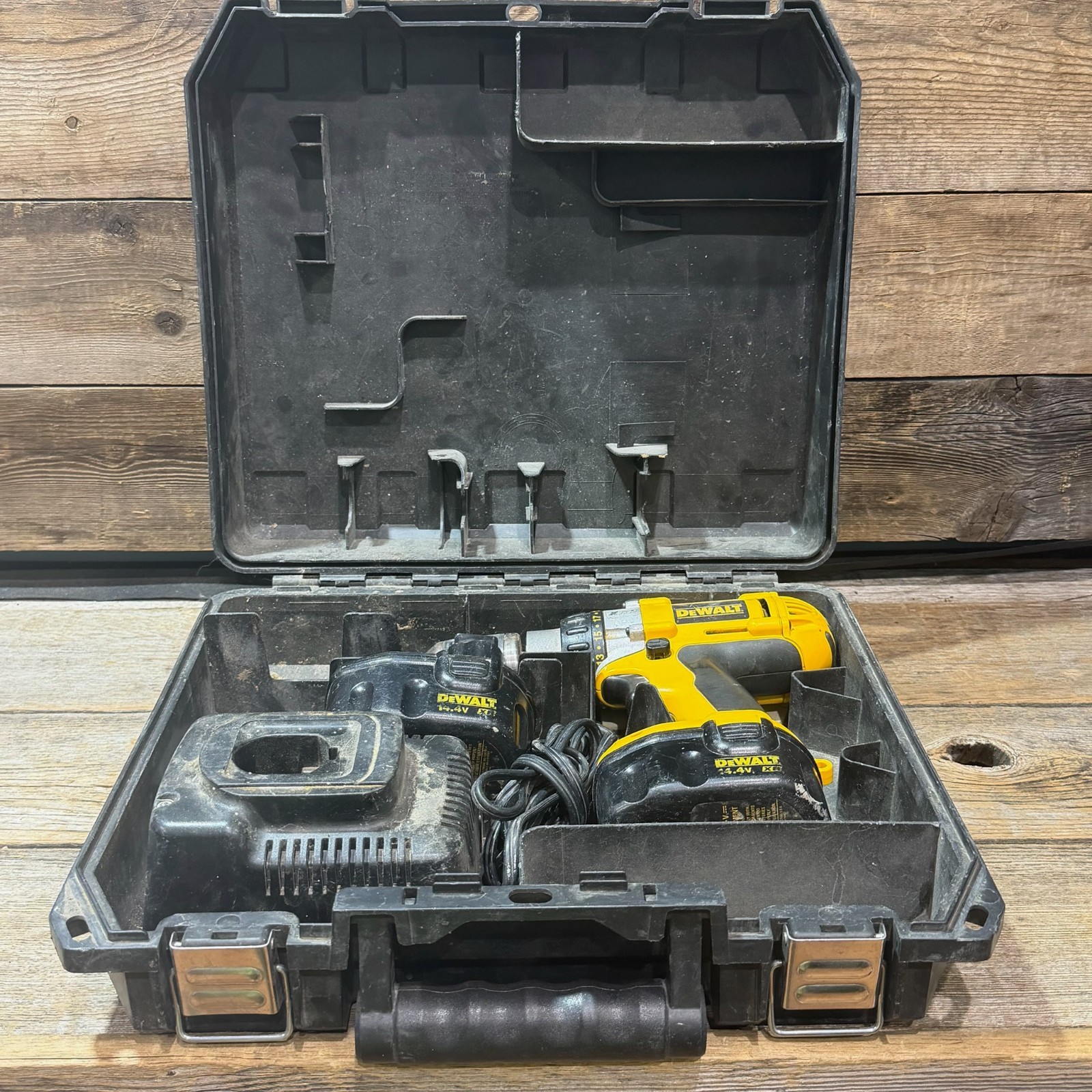 DeWalt, DW983, Heavy Duty XRP 1/2" Cordless Drill/Driver, 14.4V, in Case
