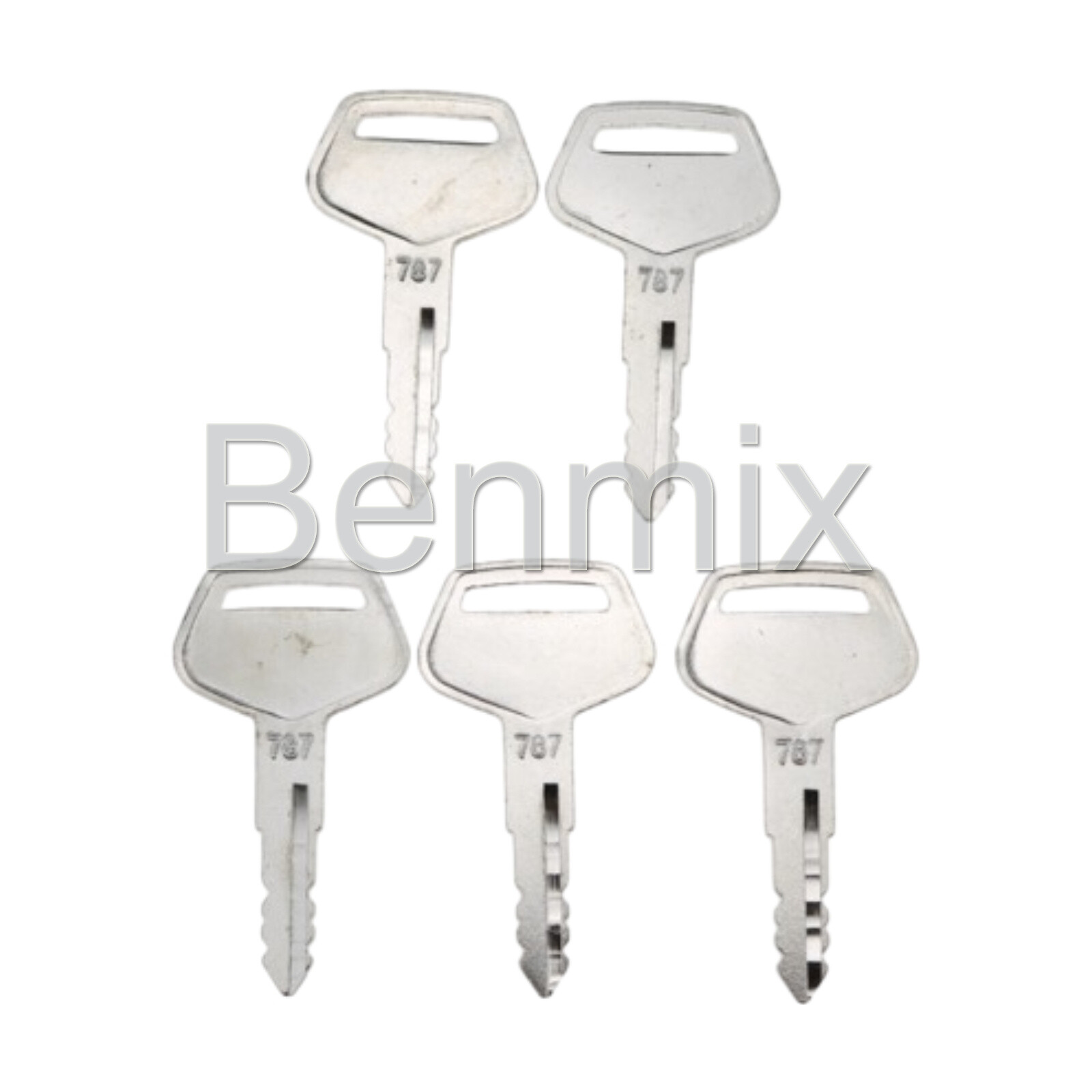 5Pcs Keys 5KM787D 787 TR261434-0001 For Komatsu Forklift
