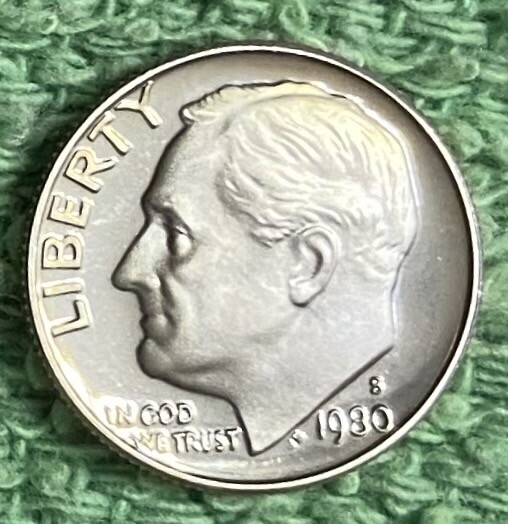 1980-S  **PROOF**  ROOSEVELT DIME - NICE COIN - L@@K AT PICTURES!!!!!