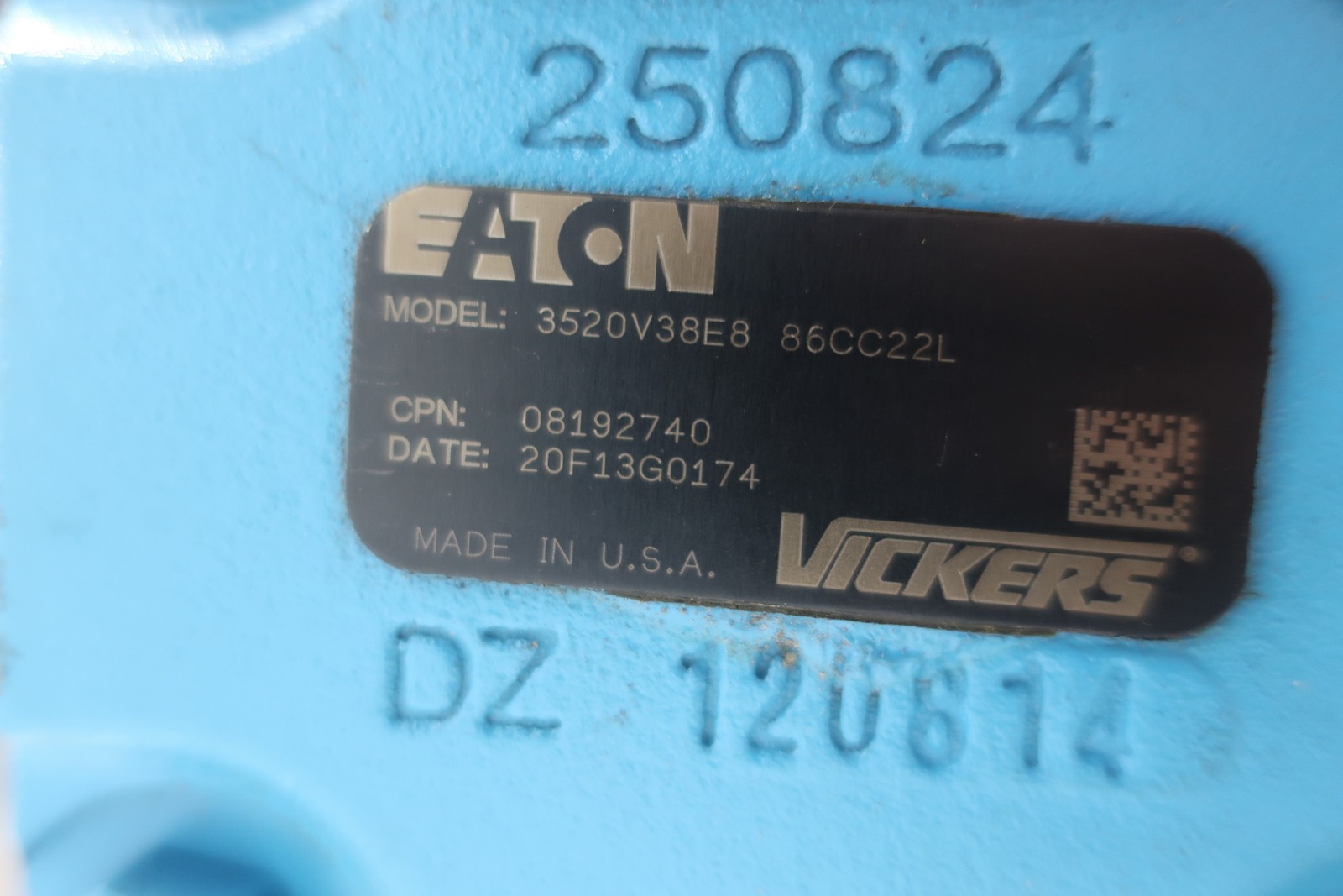 Eaton 3520V38E8 86CC22L Hydraulic Vane Pump