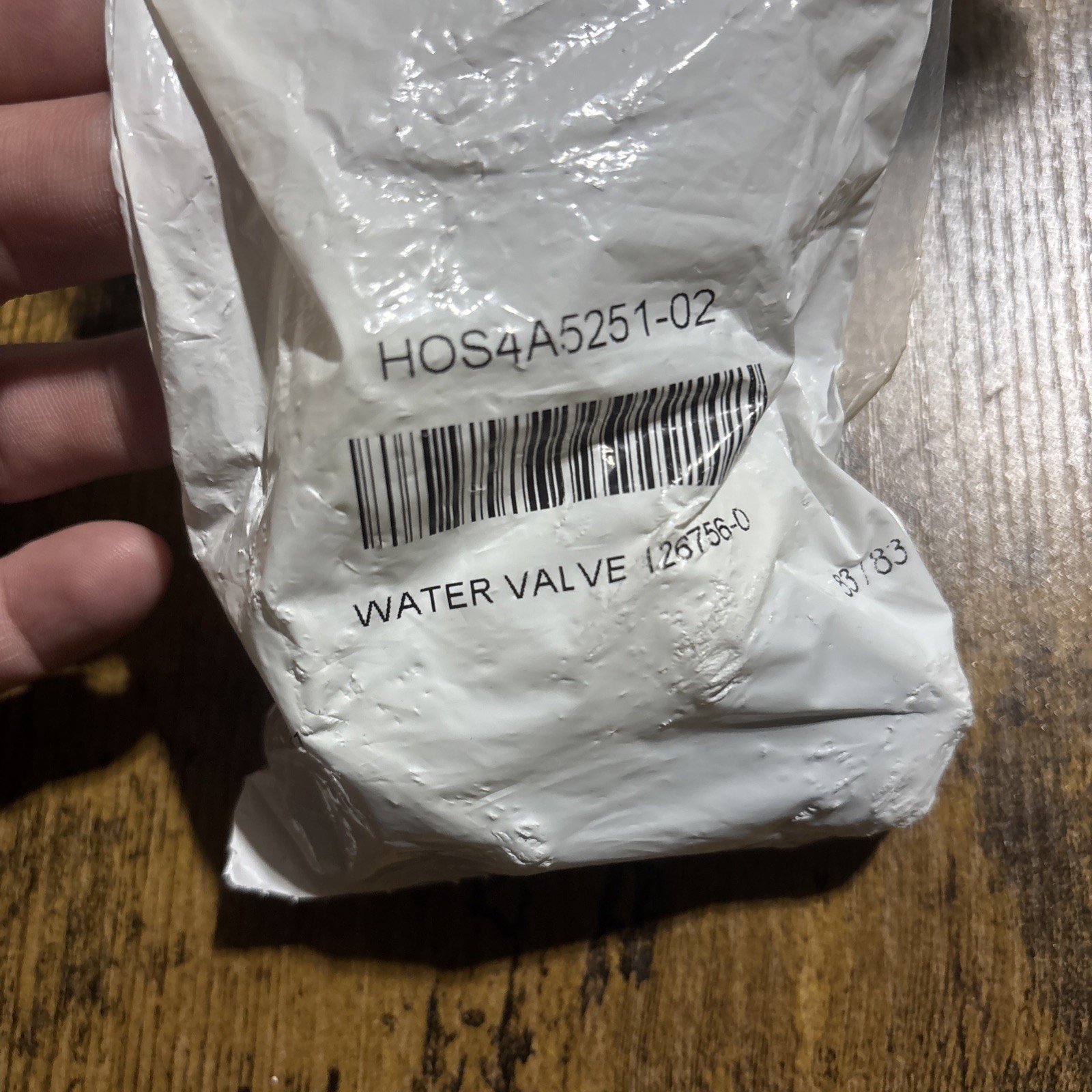Hoshizaki 4A5251-02 WATER VALVE 126756-0 New OEM Solenoid Valve, Water Inlet