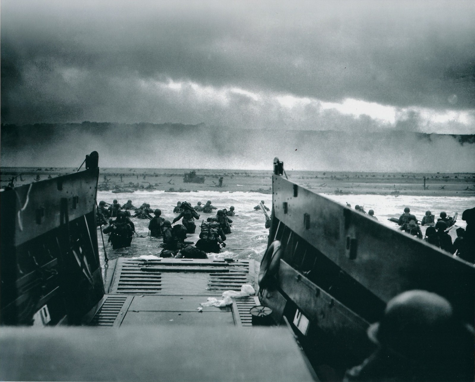 D-DAY NORMANDY INVASION 8X10 PHOTO USA PICTURE WWII US ARMY MILITARY