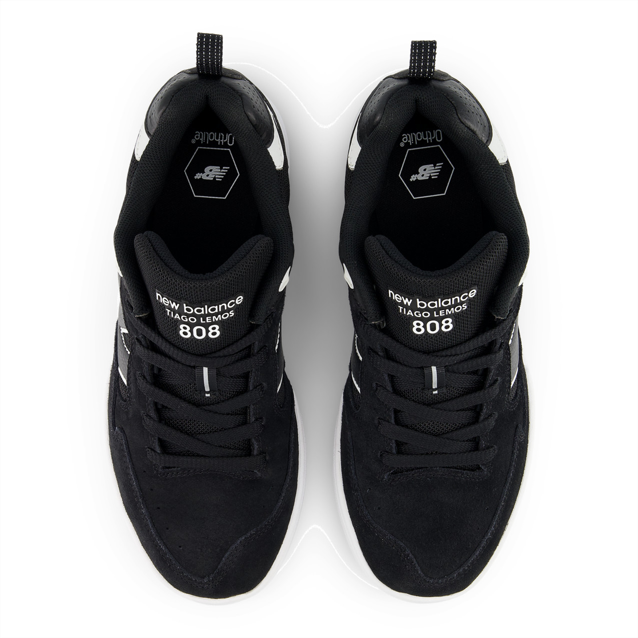 New Balance Numeric Men's Tiago Lemos 808 Lite Black White Shoes