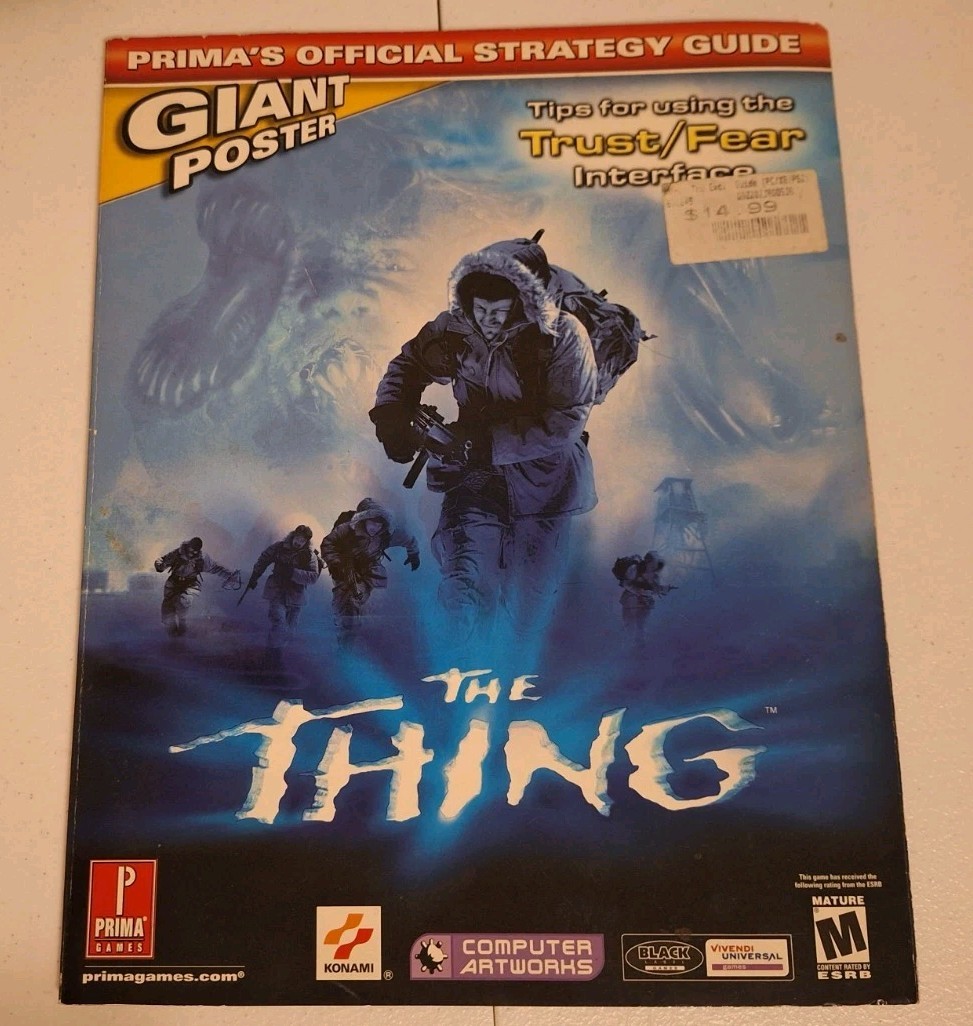 The Thing Prima's Official Guide - Very Good Condition - No Poster