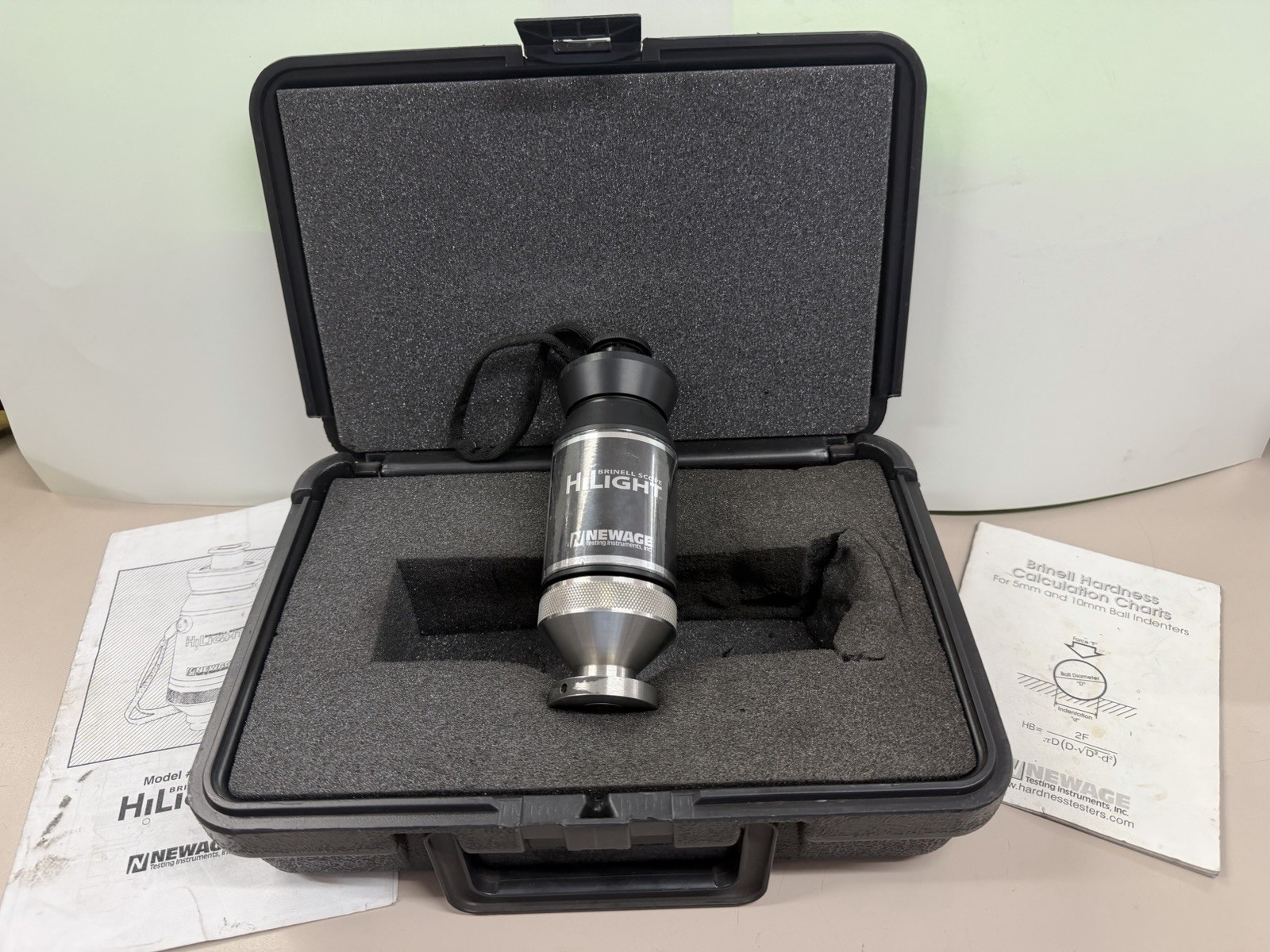 Brinell Scope   NEWAGE 5620-05 HiLight 20X With Case