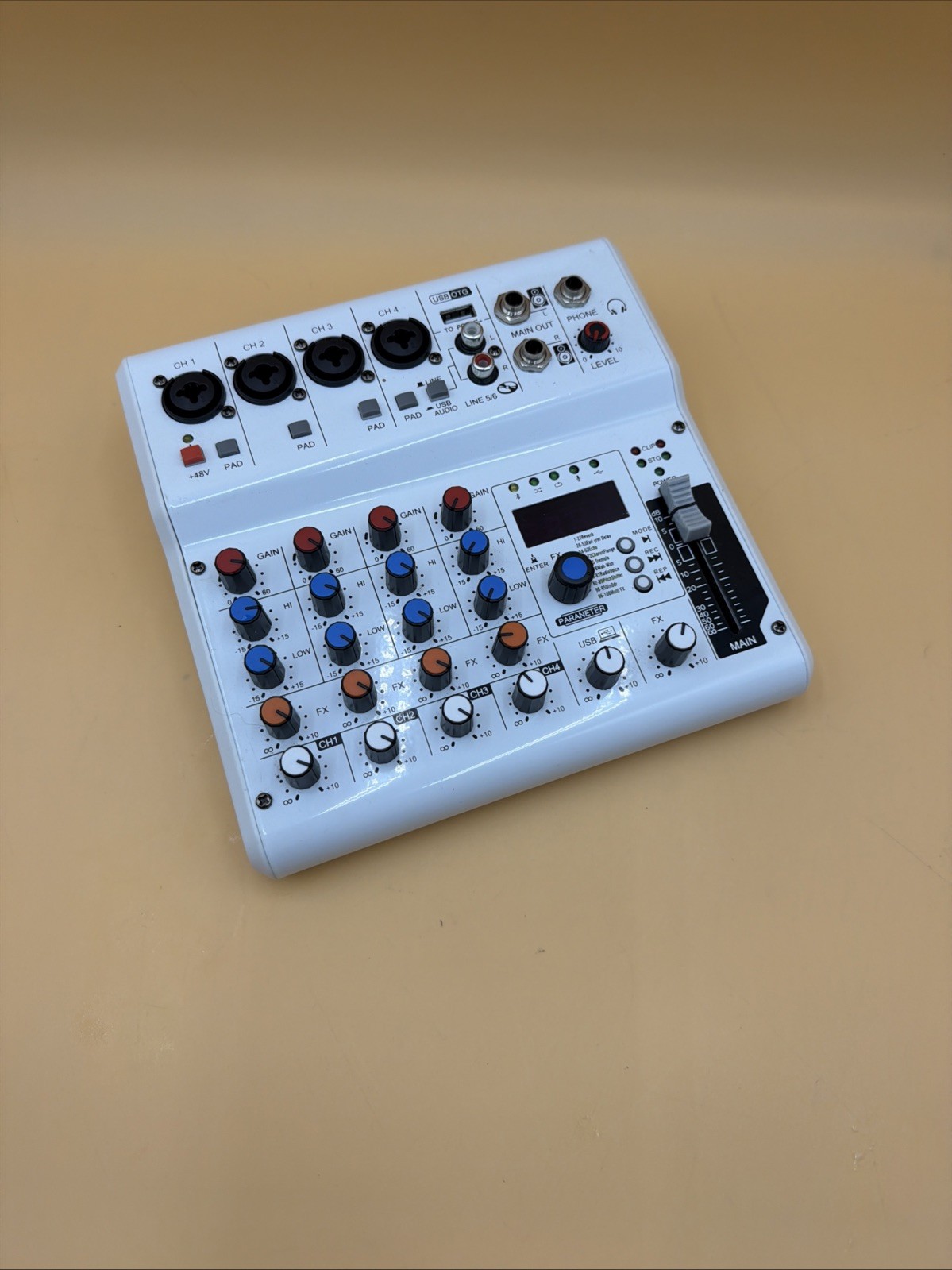 GX-06 Professional 6 Channel Audio Mixer Console Sound Bluetooth USB Recording