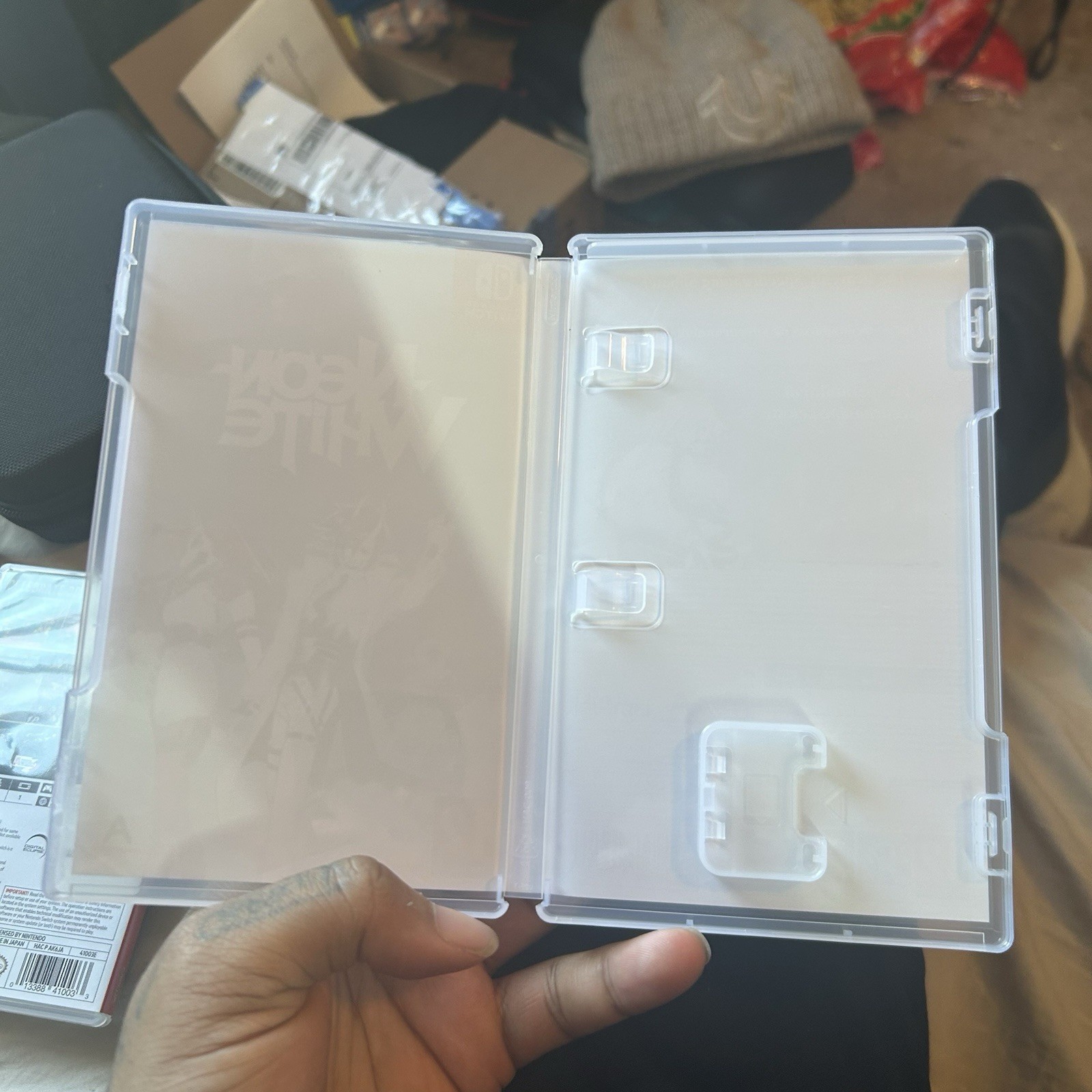 Replacement Case (NO GAME) Neon White for Nintendo Switch