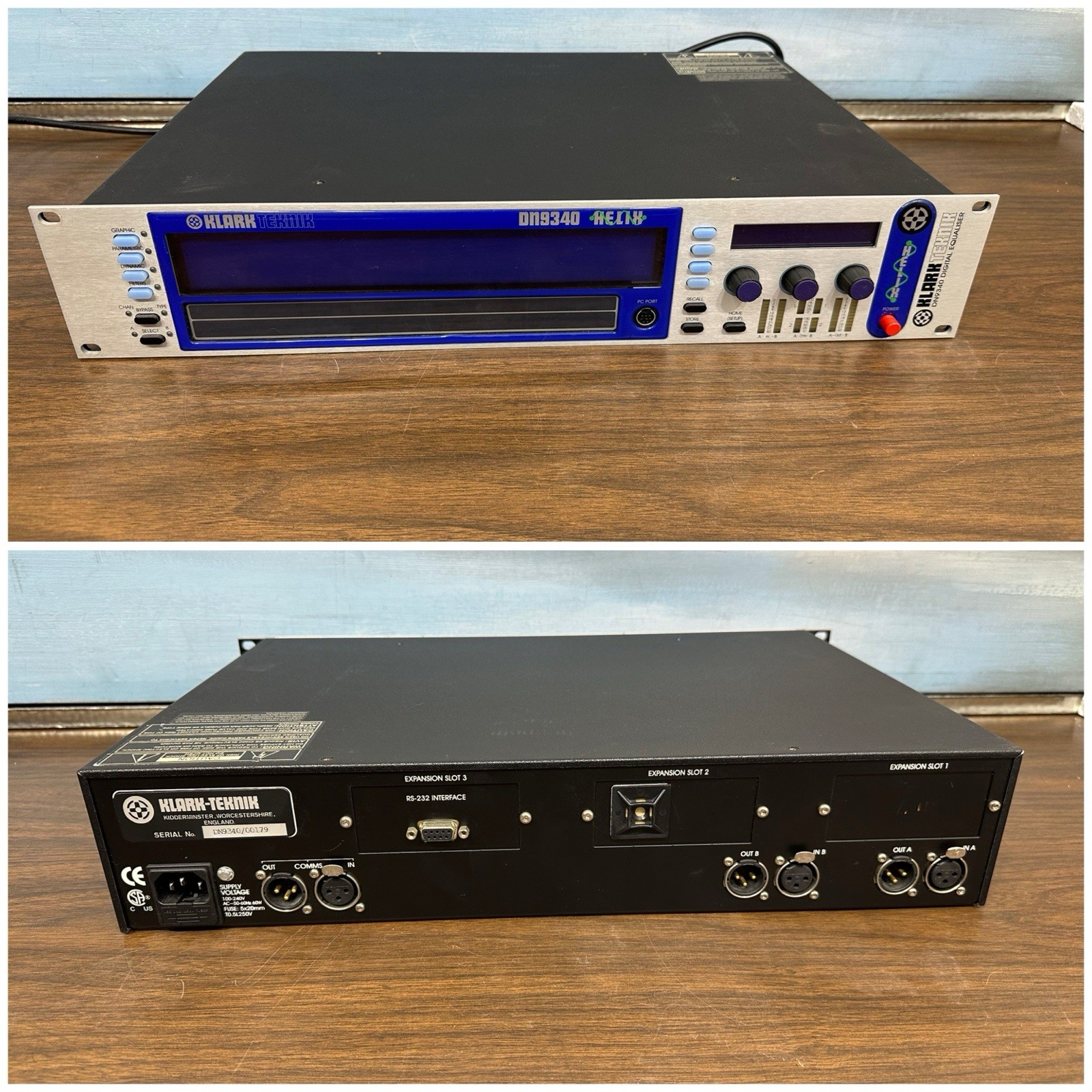 Klark Teknik DN9340 DIGITAL EQUALIZER WORKING GREAT