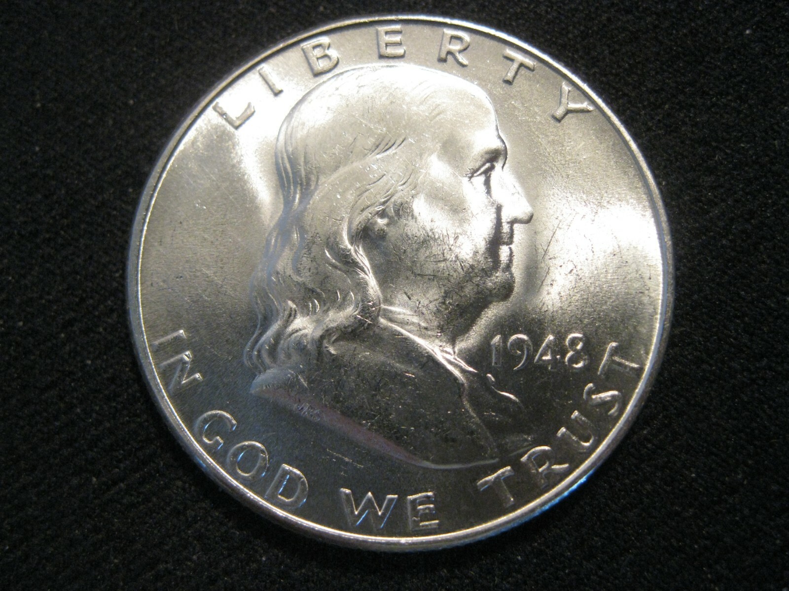 1948 D Franklin Half Dollar Gem++ BU Gorgeous!