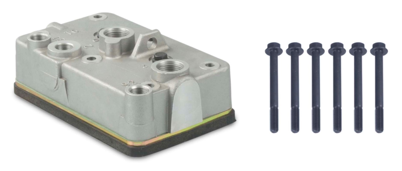 Truck Air Brake Compressor Cylinder Head With Plate Kit for Caterpillar 163-6367