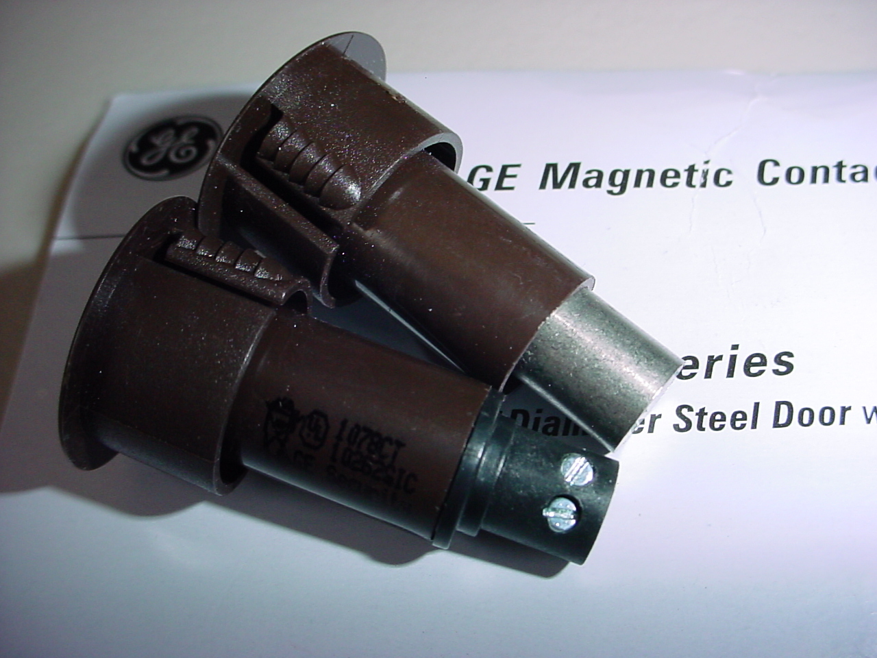 50 New GE UTC Sentrol 1078CTM Recessed 3/4" Steel Door Contact w/Screw Terminals