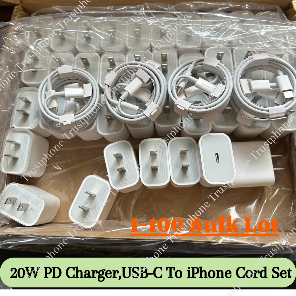 20W USB C Fast Wall Charger PD Power Adapter For iPhone 14/13/12/11/XR iPads LOT