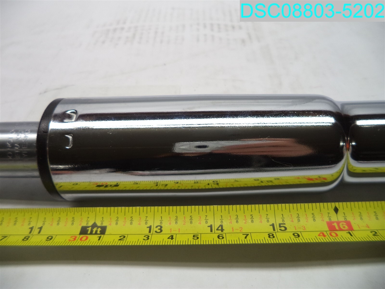 10" Dant Chrome Office Chair Gas Lift Cylinder 2"OD 1-1/2" At Tapered Base