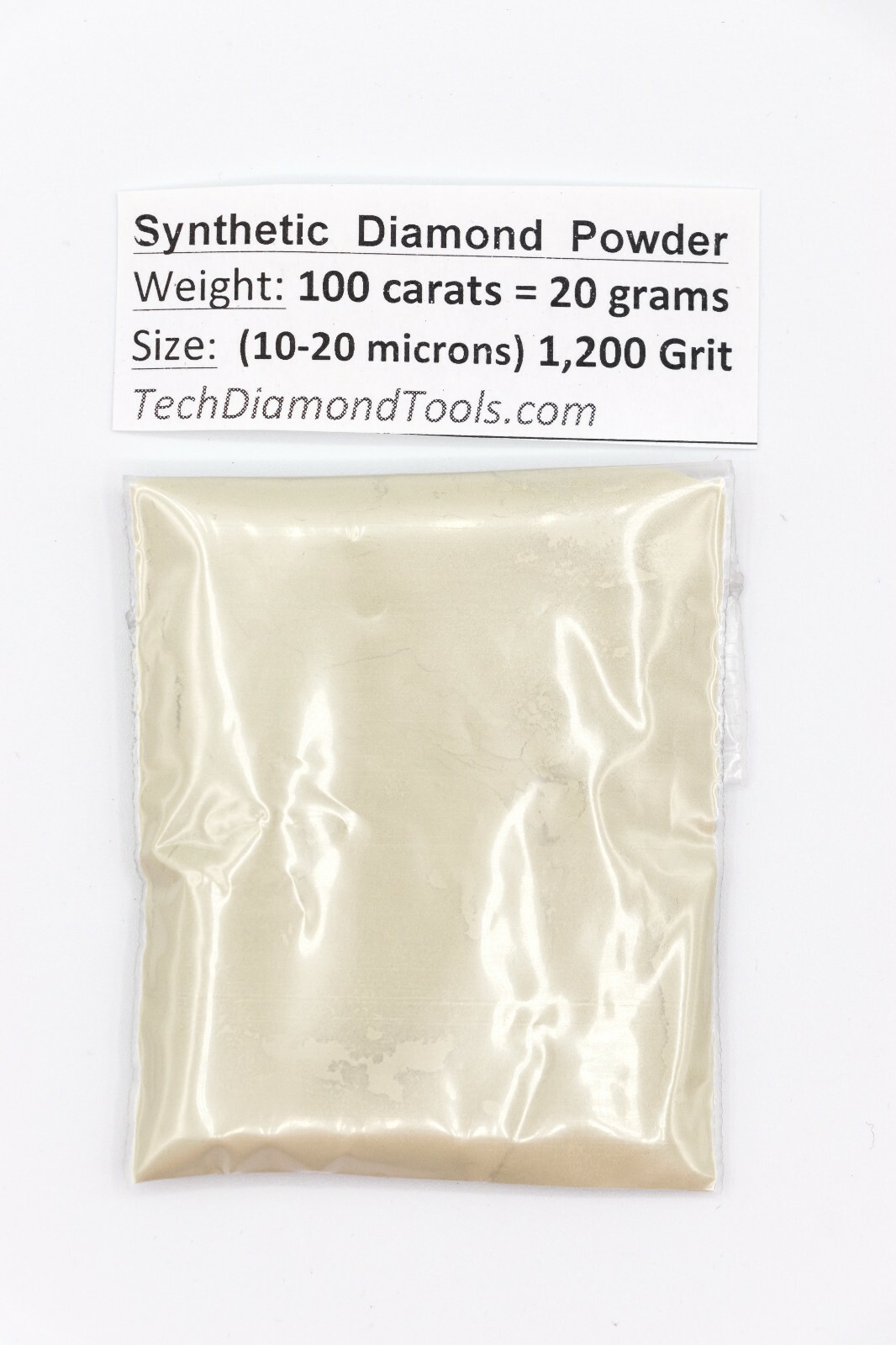 Diamond Polishing Powder 1.200 Grit Mesh (10-20 Micron) Weight 100 Carat (20 Gr)