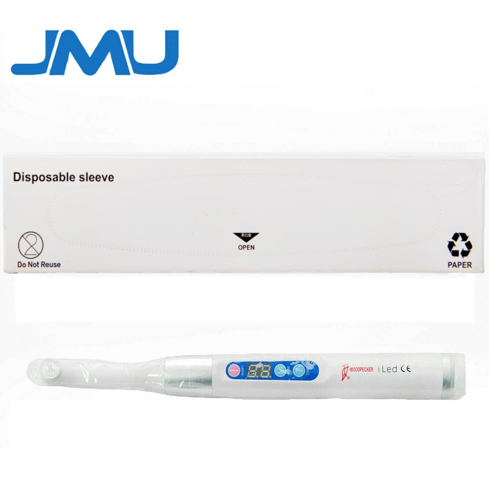 Dental Disposable Curing Light Cover Sleeves 1.5"x8" 500pcs for Woodpecker iled