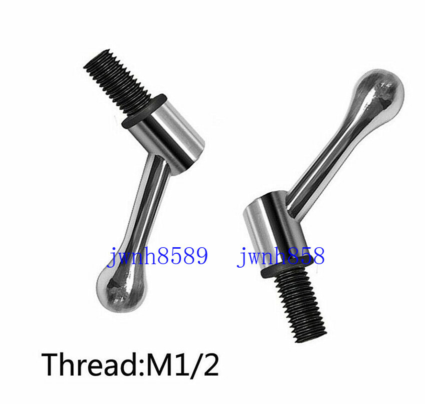 2PC Bridgeport Milling Machine Part Table Lock Bolt Mill Handle M1/2 Thread Tool