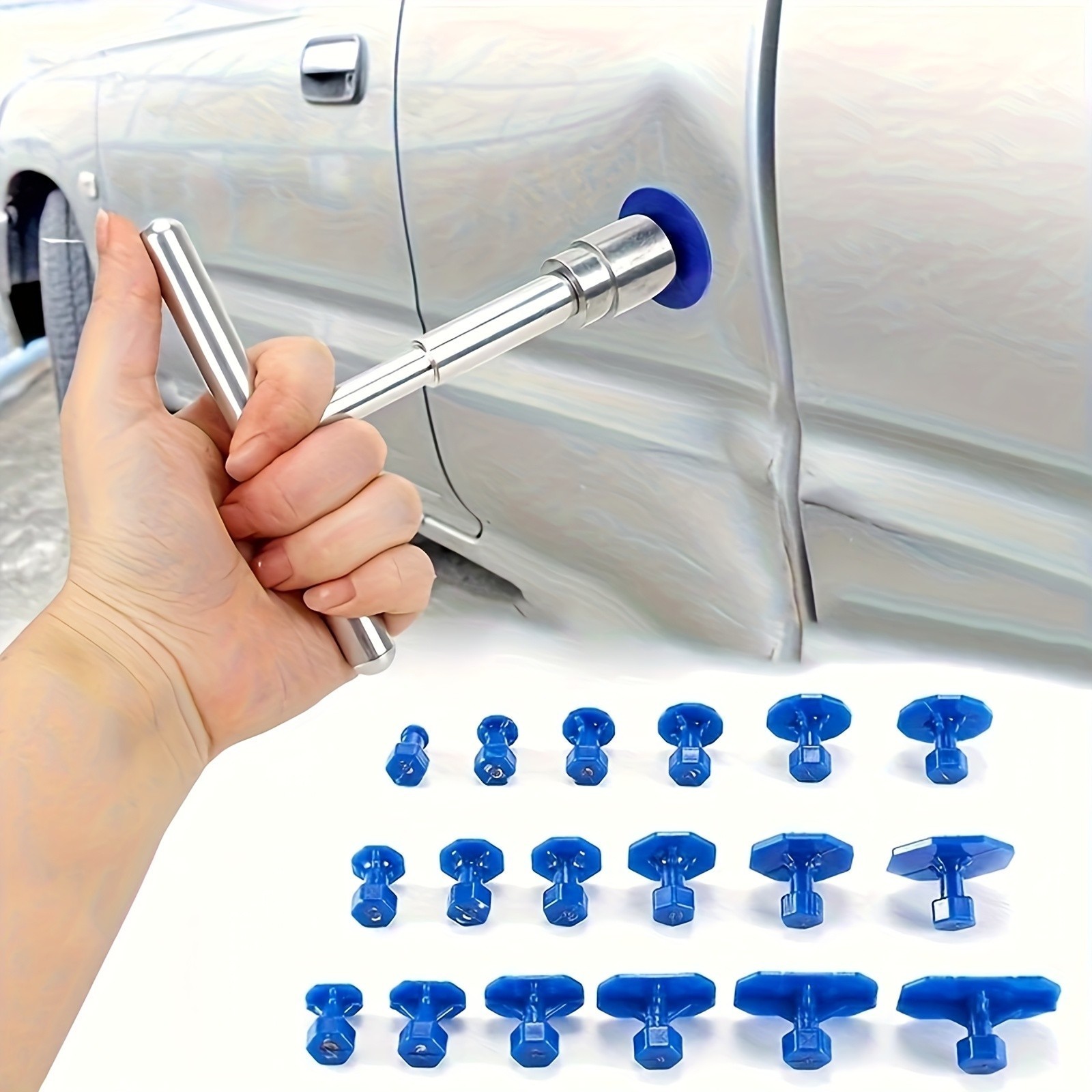 Car Dent Repair Tool Kit - Puller Set for Auto Body Dent Removal