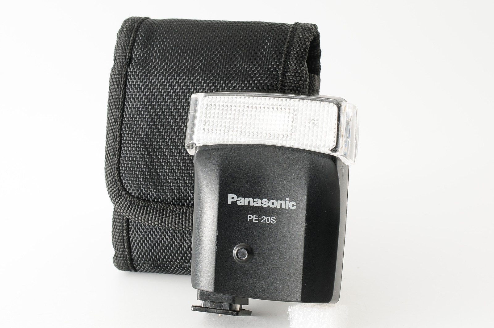 Near MINT Panasonic PE-20S Black Electronic Flash Unit Hot Shoe Camera JAPAN