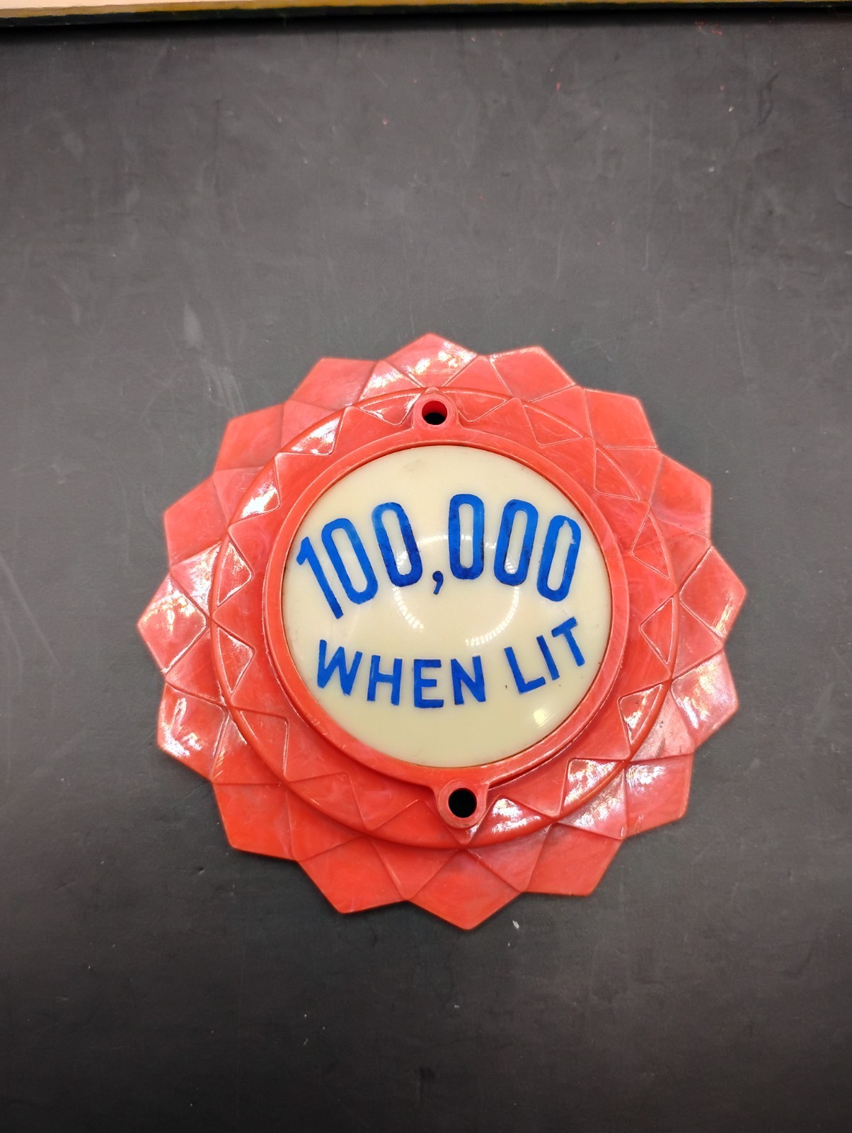 Vintage Pinball Red Pop Bumper Cap