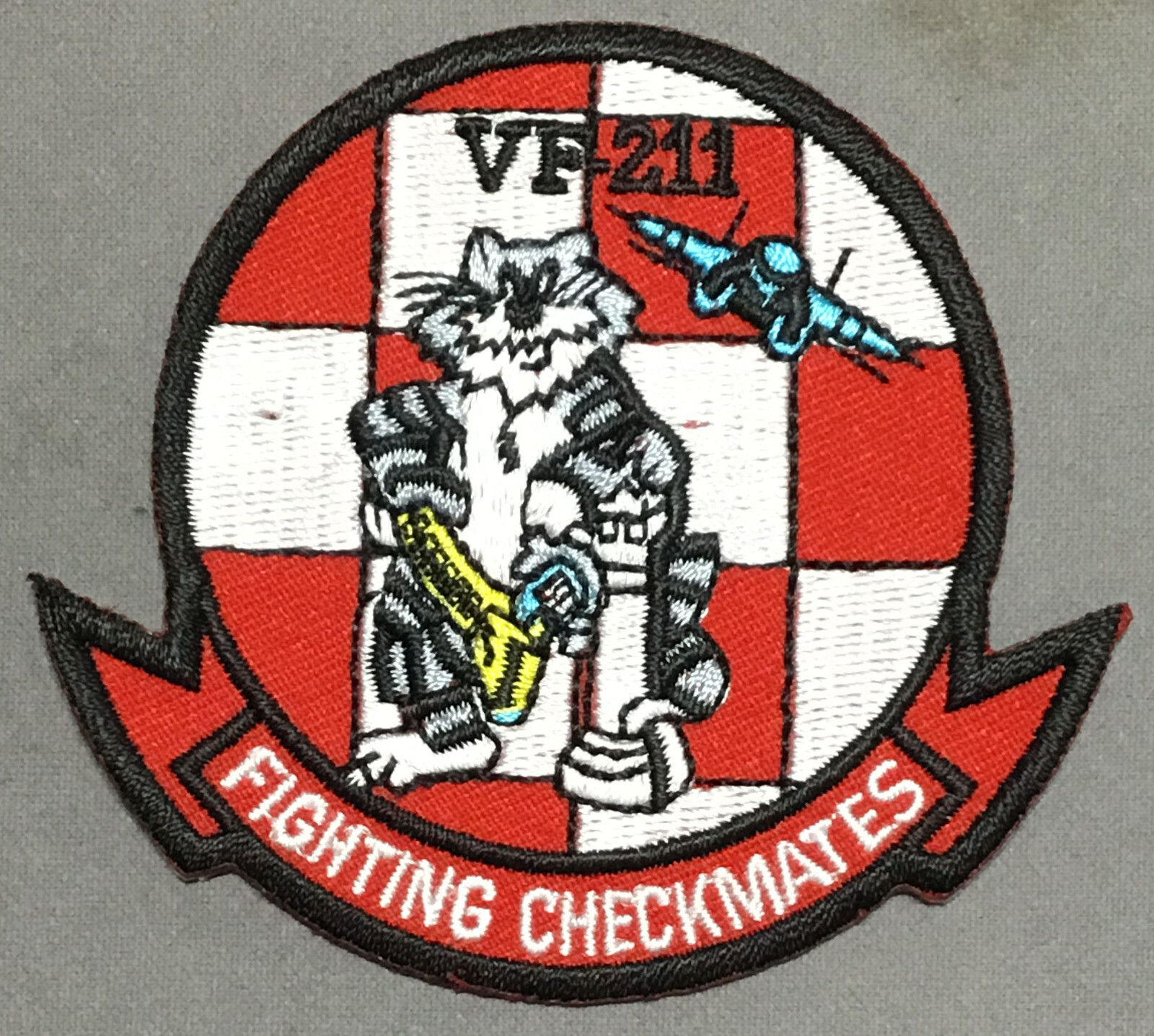 Gruman Navy VF-211 Fighter Fighting Checkmates licensed patch