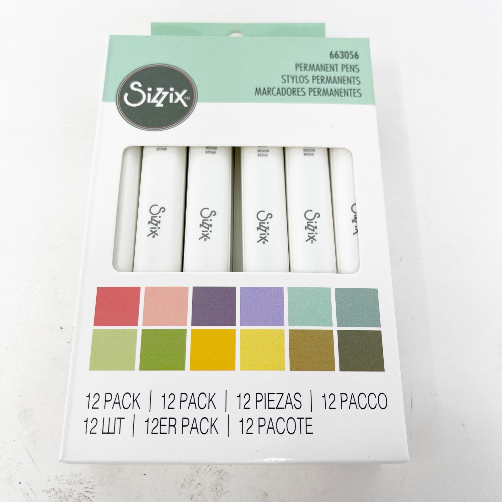 Sizzix Thinlits Mystical Seascape Cutting Dies Pens 12 Pack NEW