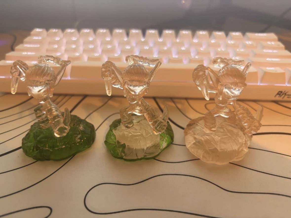 Custom Translucent Resin Skylanders 3D Prints That Will Work In Game (Any Color)
