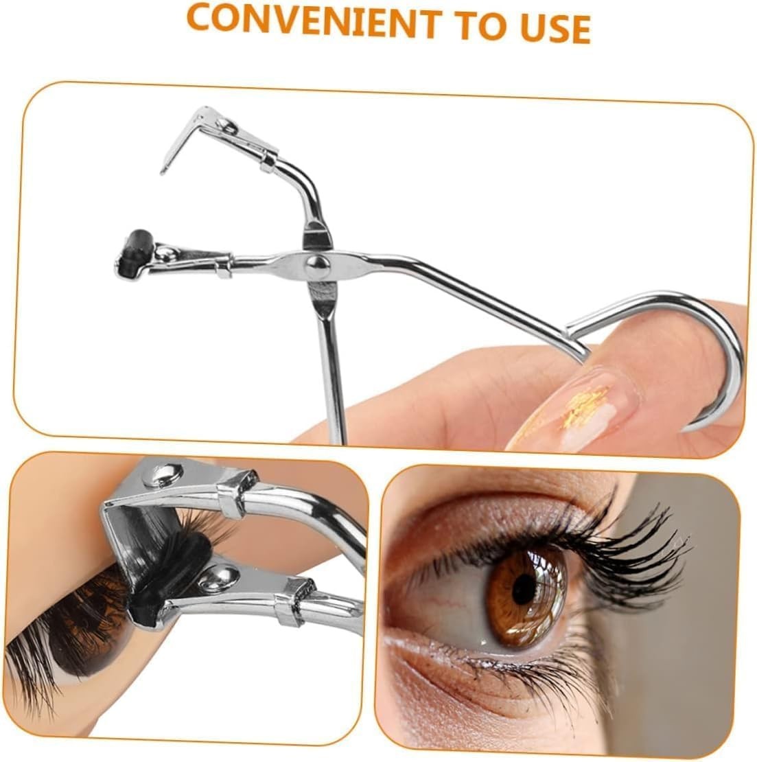 Black Eyelash Curler with Refill Pads - Mini Lash for All