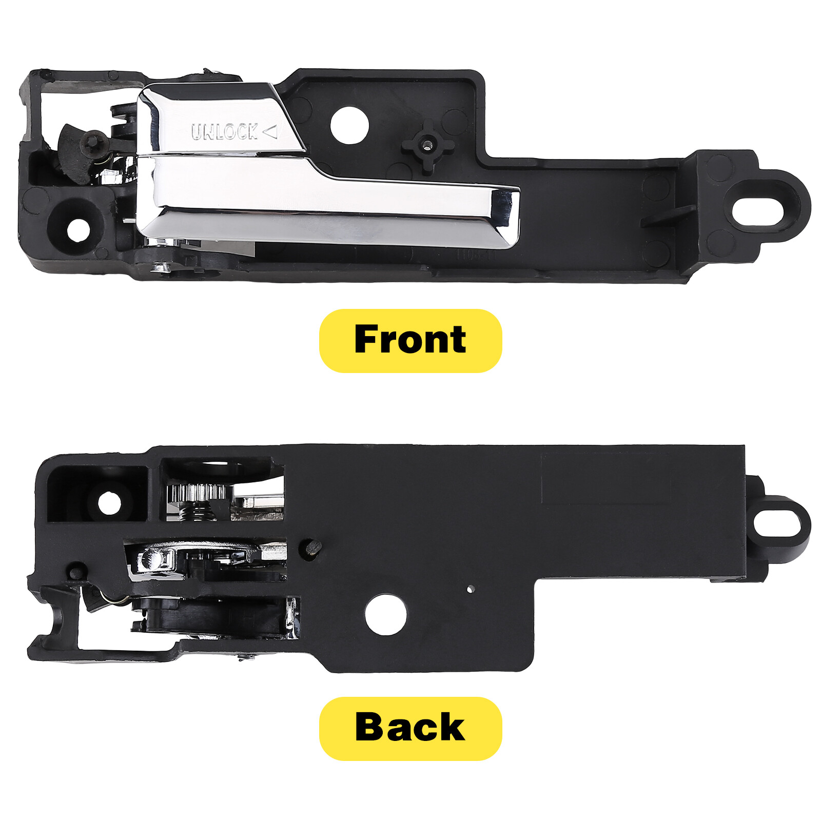 For Ford Fusion 2006-2012 Front Inner Inside Door Handle Chrome Left Driver Side