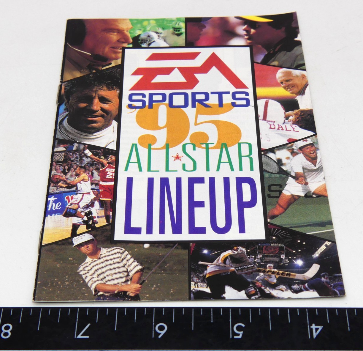 EA Sports 95 All Star Lineup Catalog Game Insert Sega Genesis EA 820510A