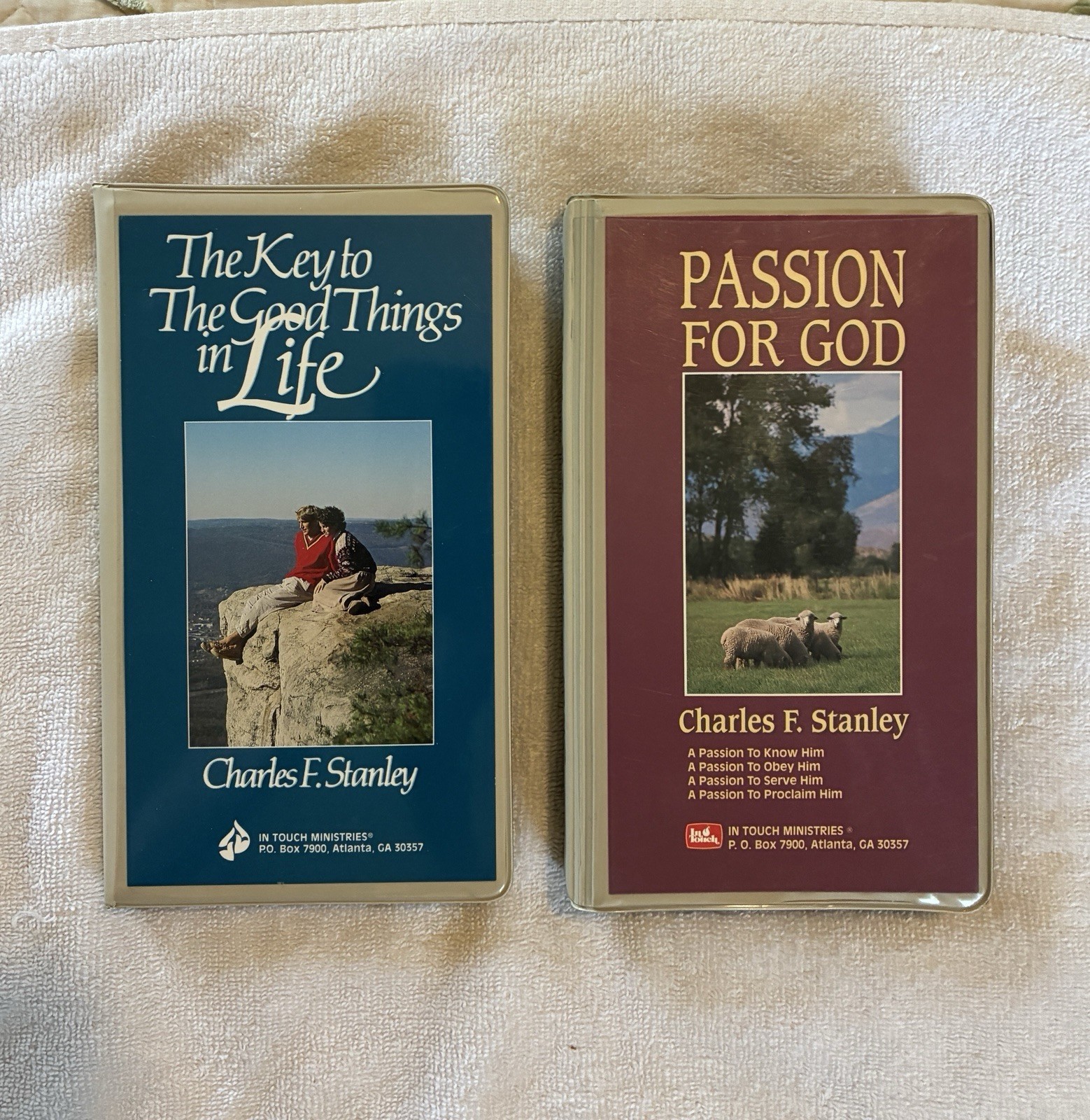 Charles Stanley Cassette Lot Passion For God + Key To Good Life 6 Tape Set  1990
