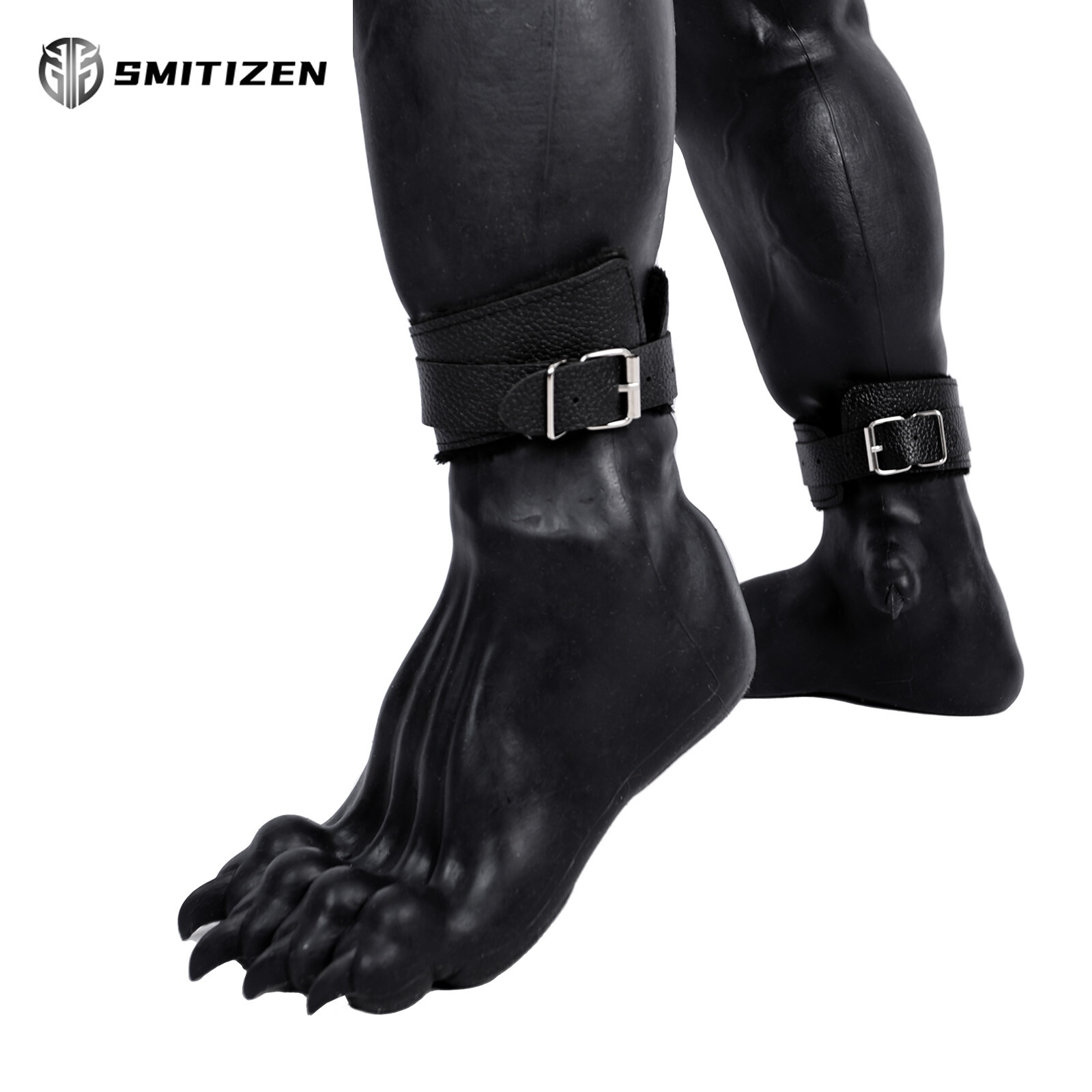 Smitizen Silicone Black Dragon Beast Paw Feet Covers Costume Shoes for Halloween