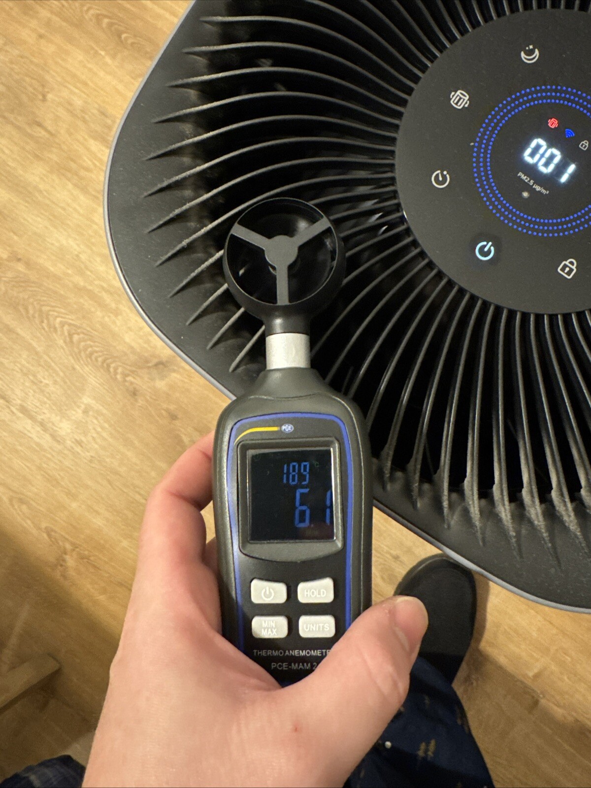 PCE Instruments PCE-MAM 2 - Handheld Anemometer with Temperature