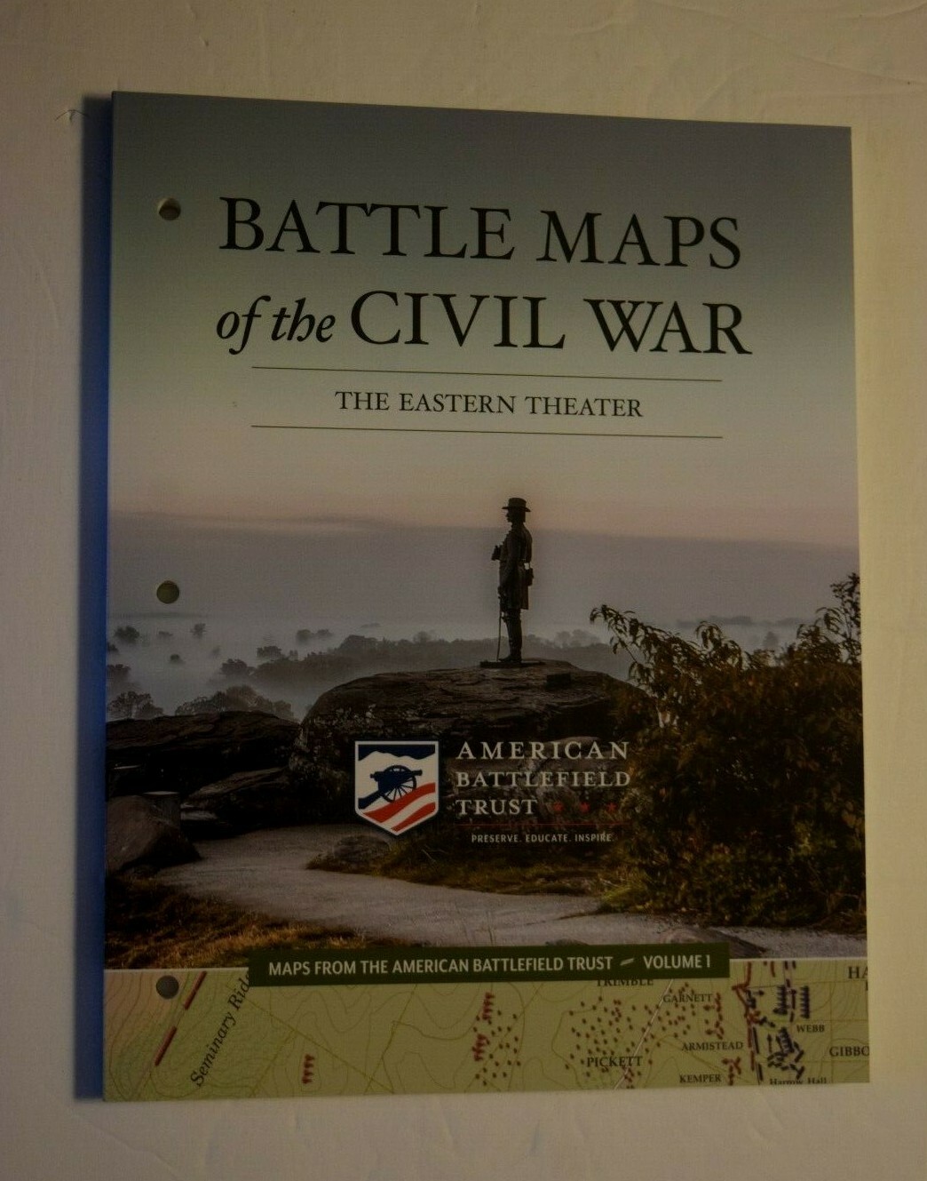 AM BATTLEFIELD TRUST: CIVIL WAR BATTLE MAPS - EASTERN THEATER, 110 Pages, New