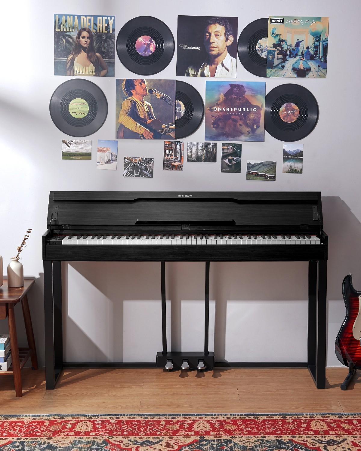 STRICH 88 Keys Electric Digital Piano Hammer-Action Fully Weighted Keyboards