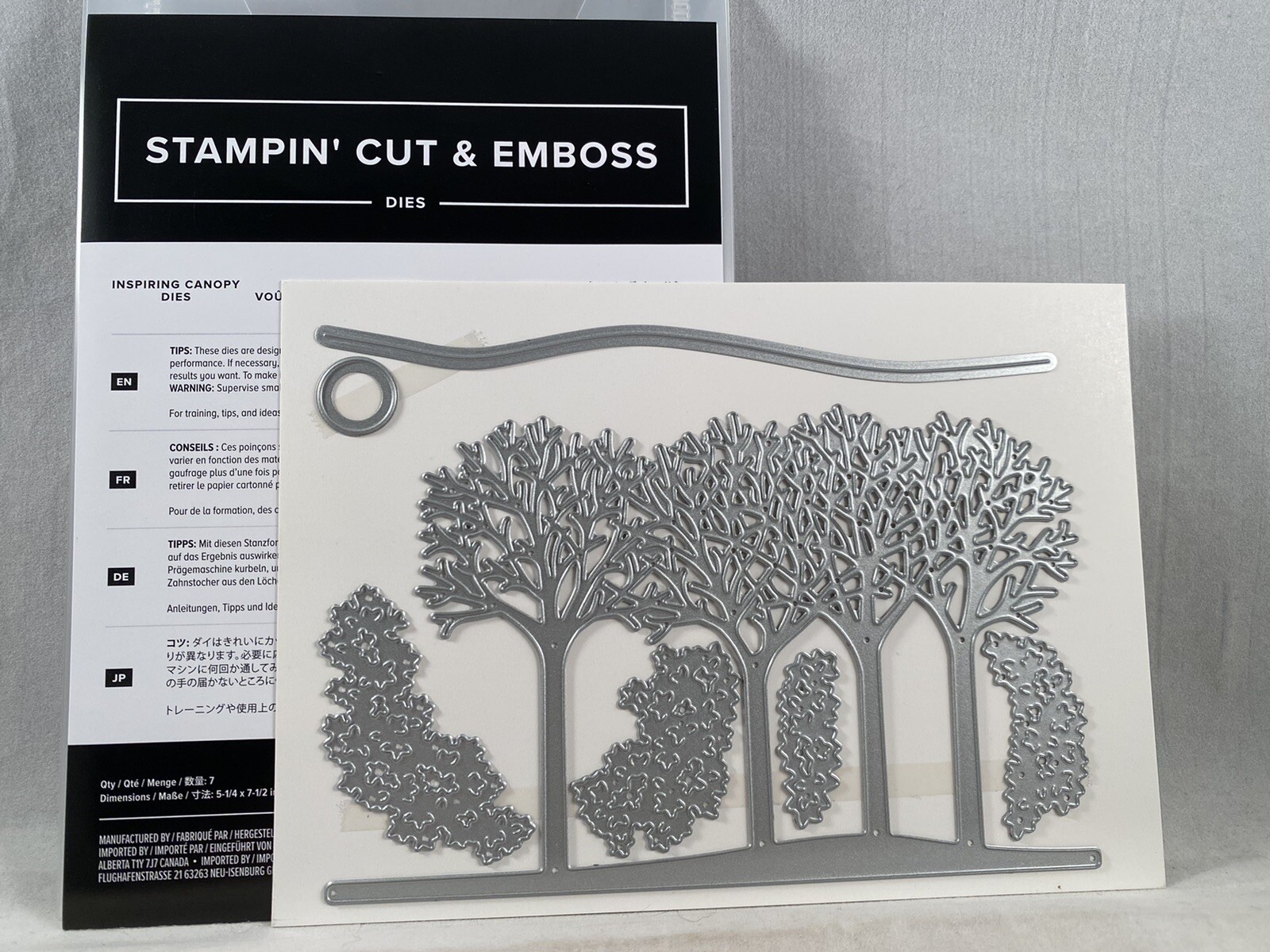 INSPIRING CANOPY Dies Stampin Up Trees A22