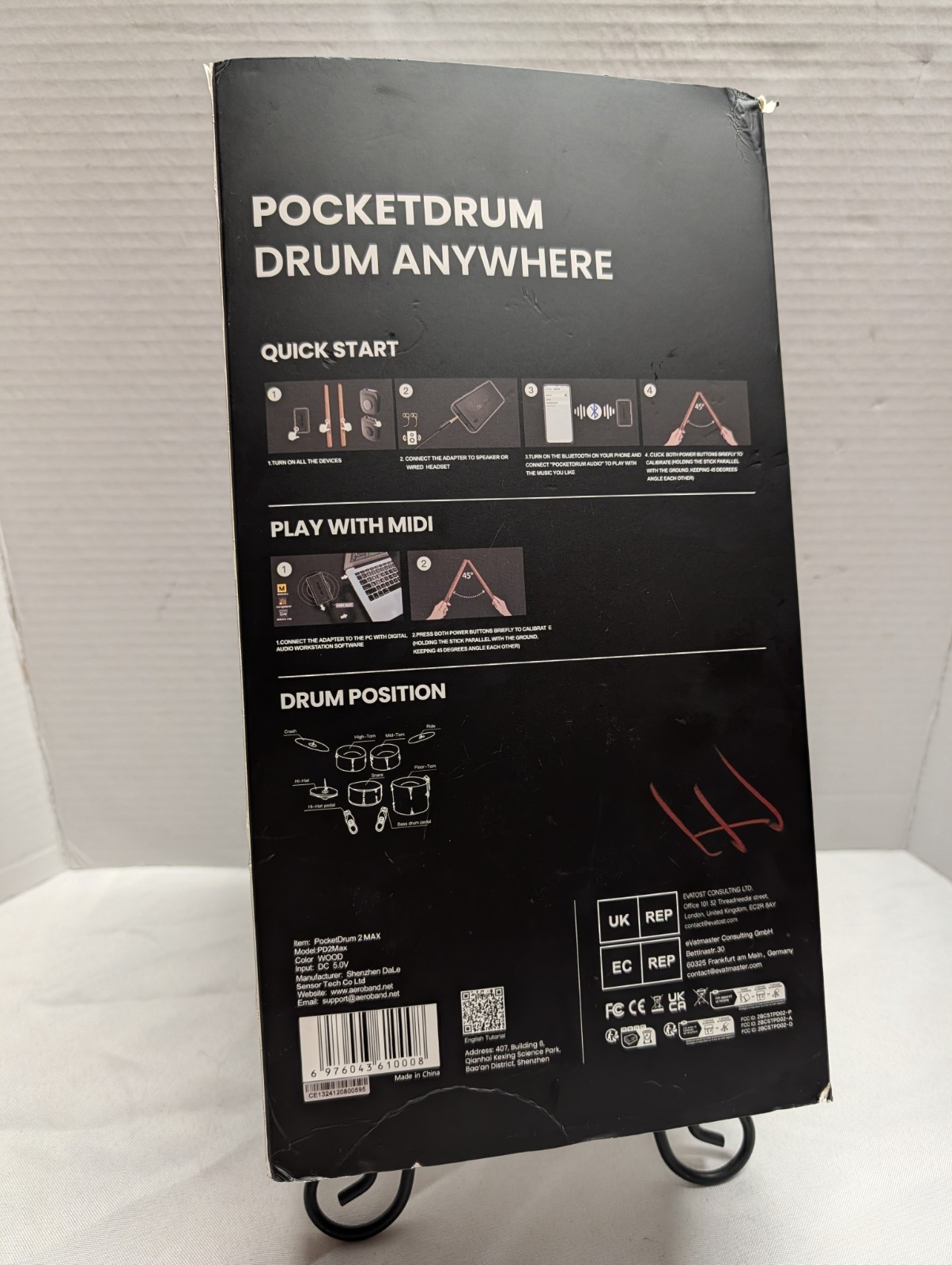 Aeroband Pocket Drum 2 MAX Drum Anywhere - PD2MAX