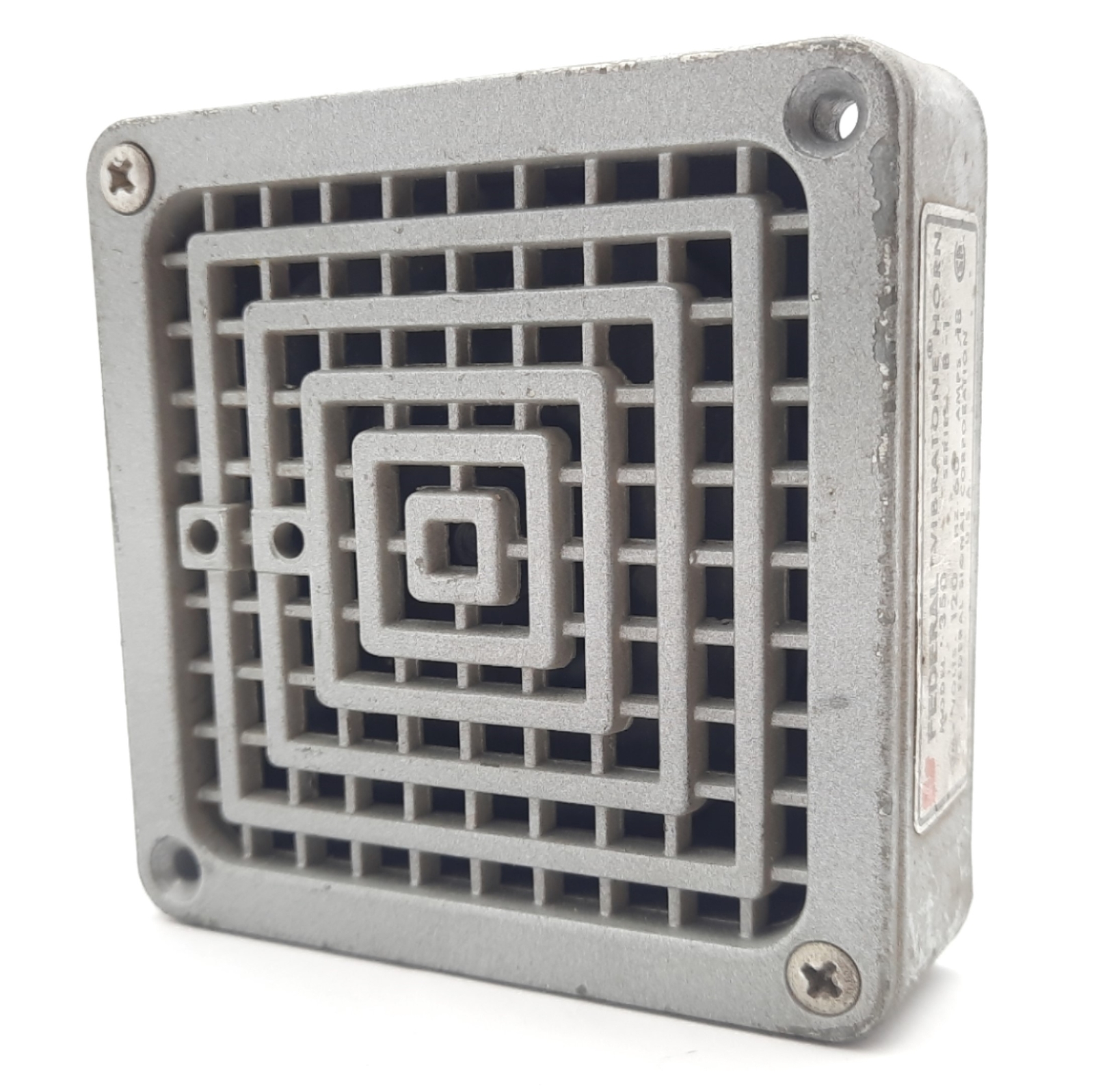 Federal 350-120-30 Vibration Horn 120VAC, 0.18A, 100-110dBa NEMA 4X/12