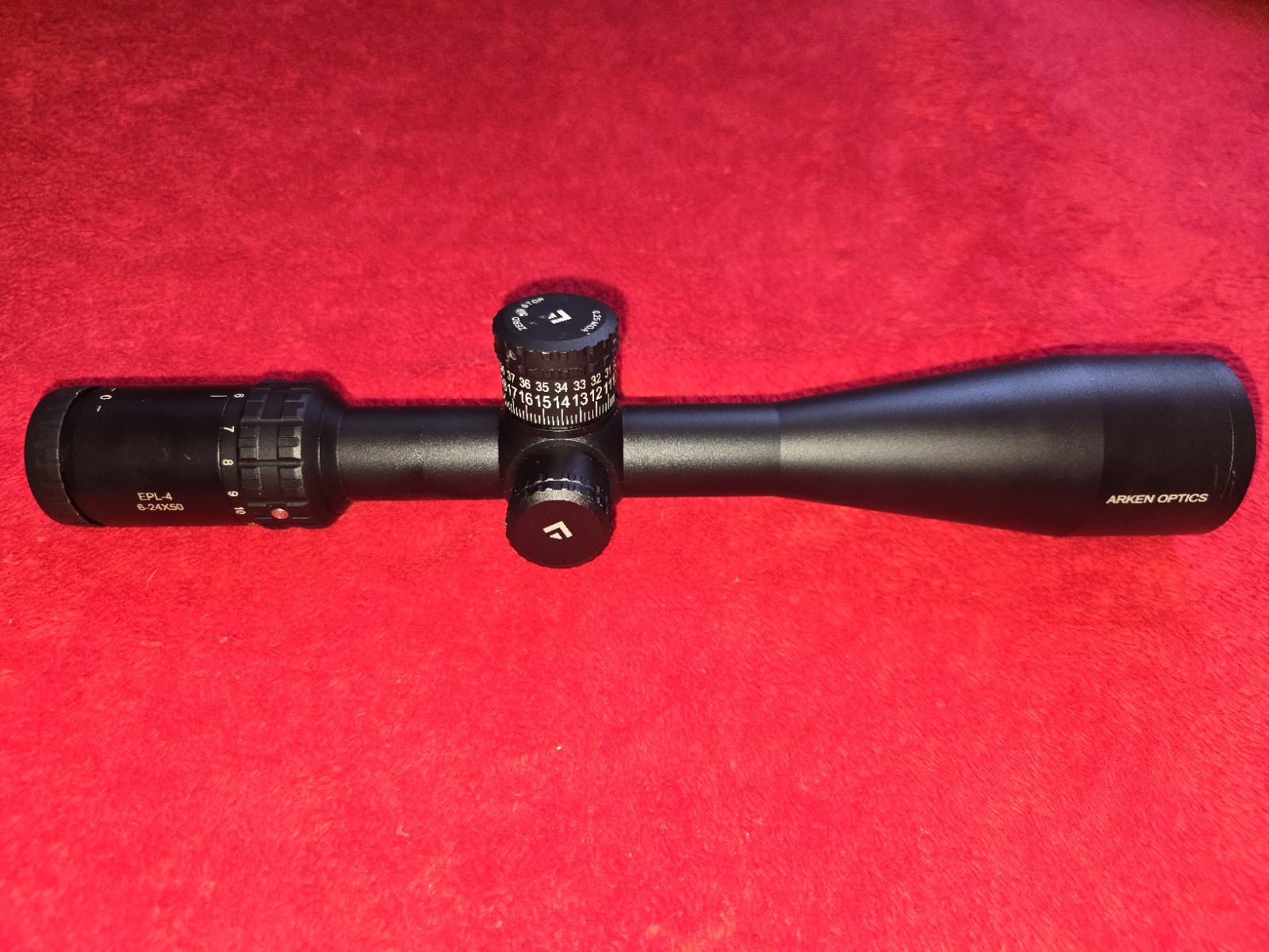 Arken Optics EPL-4 6-24X50 scope, VHR FFP MOA Illuminated Reticle