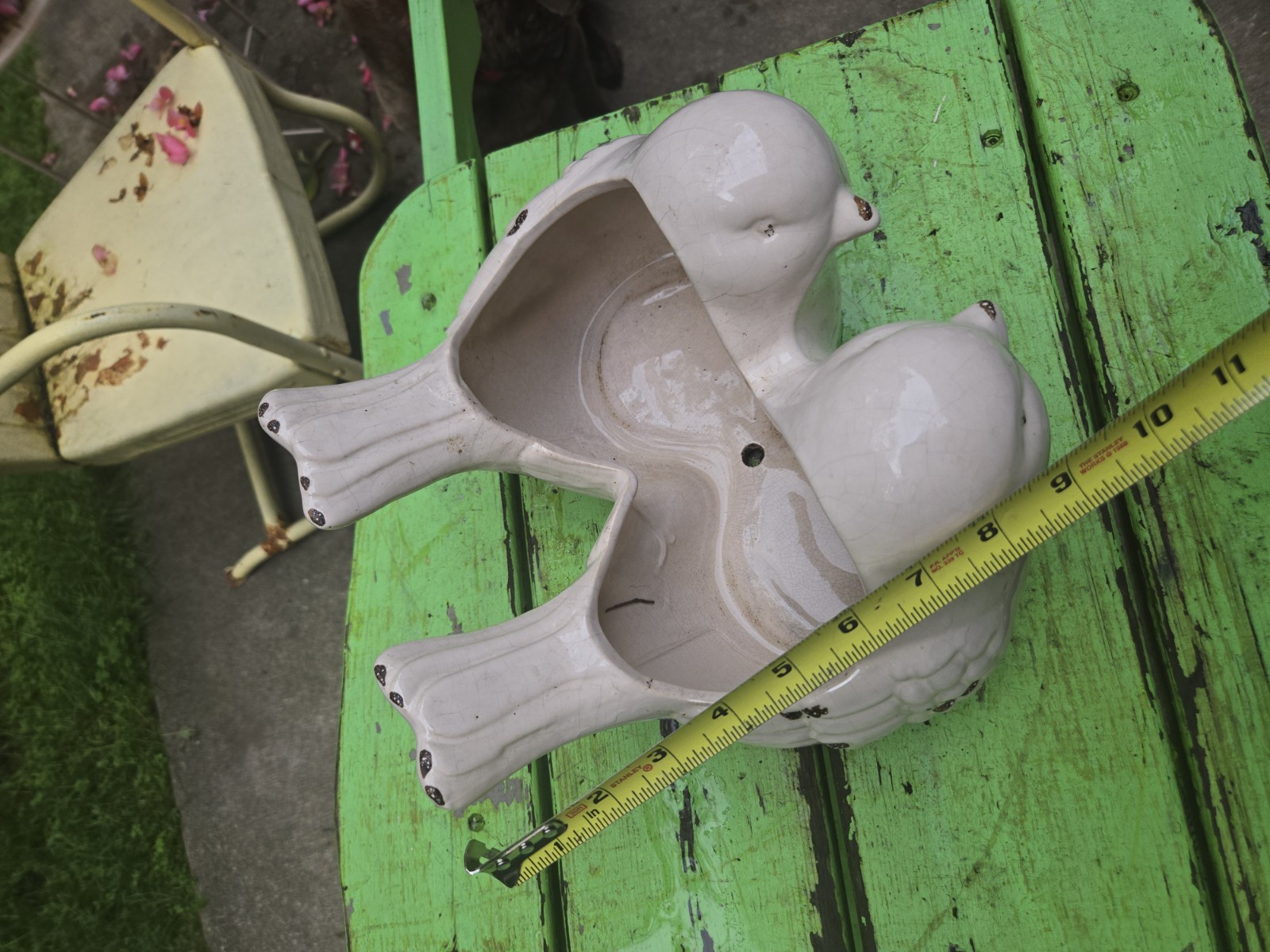Vintage Ceramic Love Bird Planter Unknown Maker